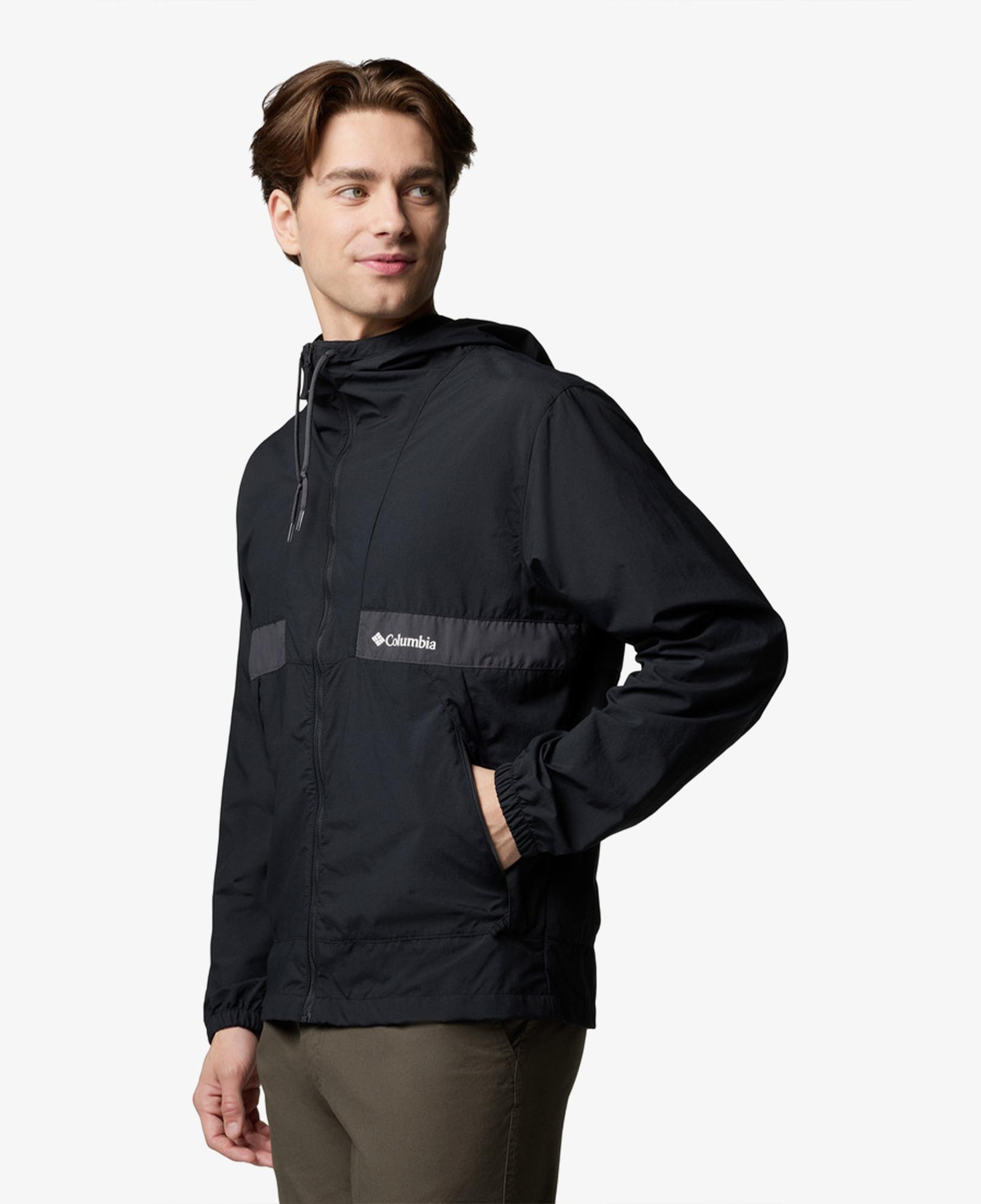 Columbia Spire Valley Windbreaker Erkek Siyah Ceket