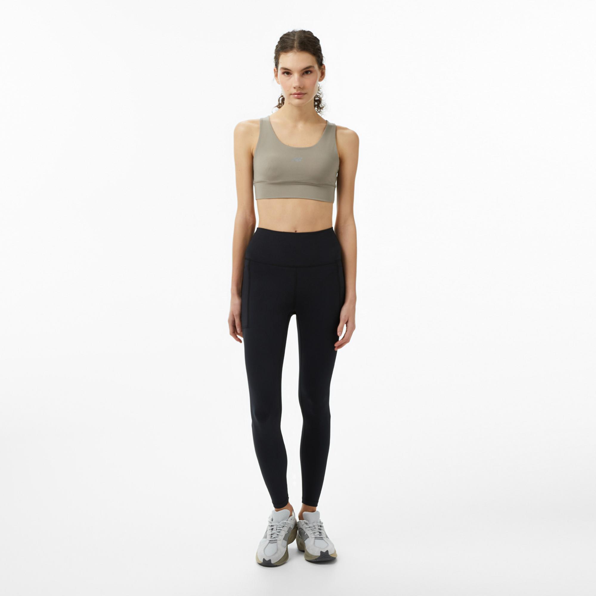 New Balance Classic Kadın Bej Koşu Bra