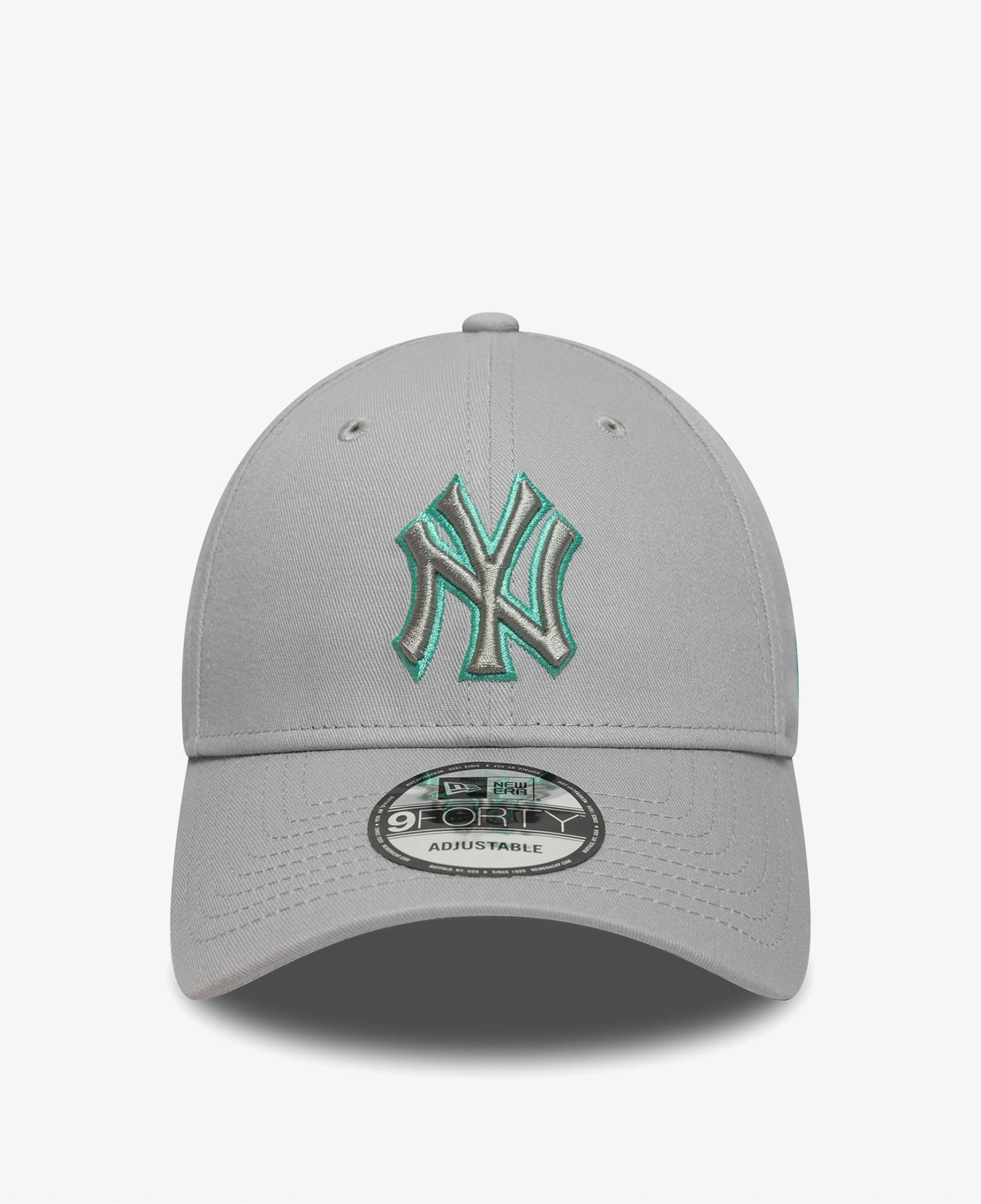 New Era New York Yankees Team Outline 9Forty Unisex Gri Şapka