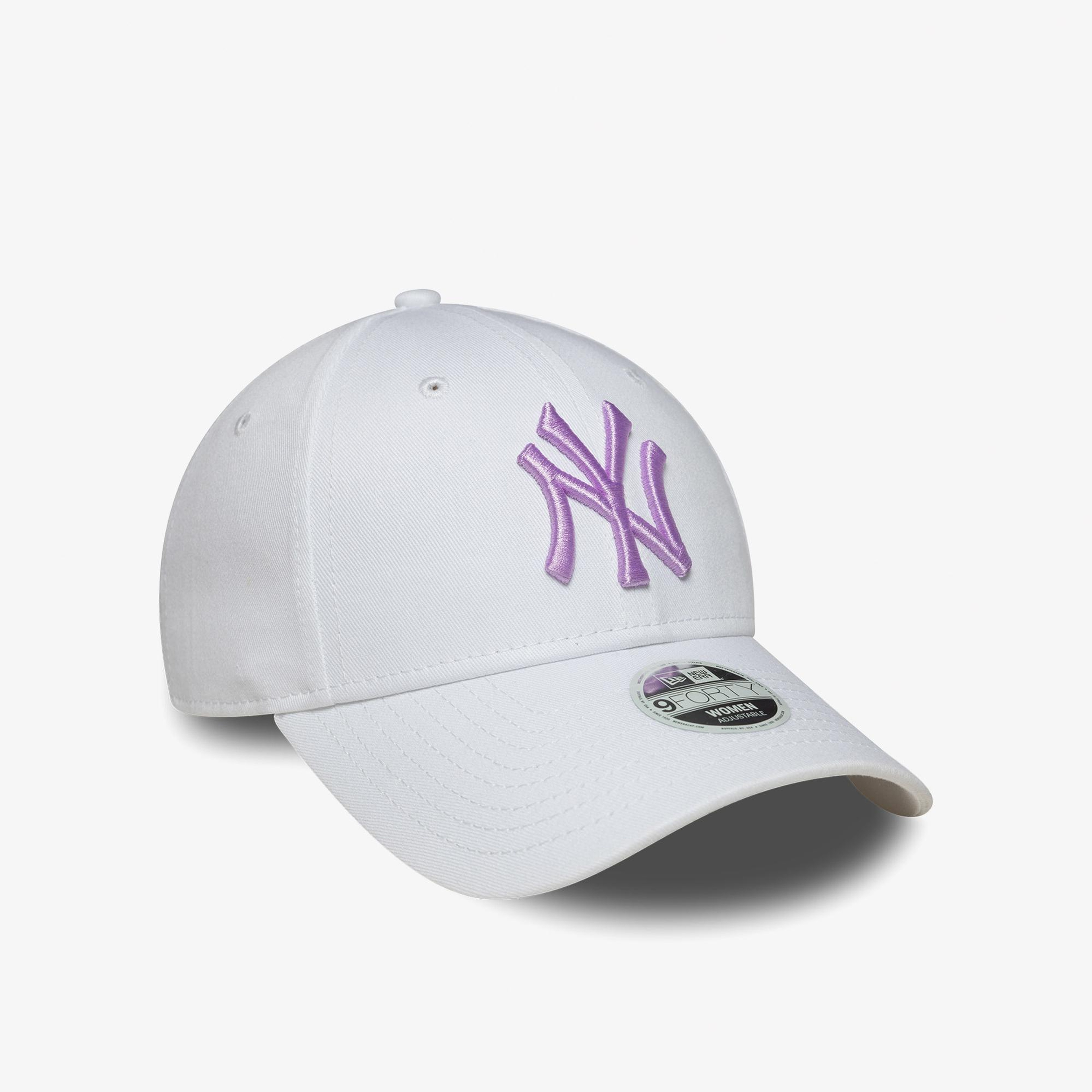 New Era MLB League Essentials New York Yankees  9Forty Kadın Beyaz Şapka