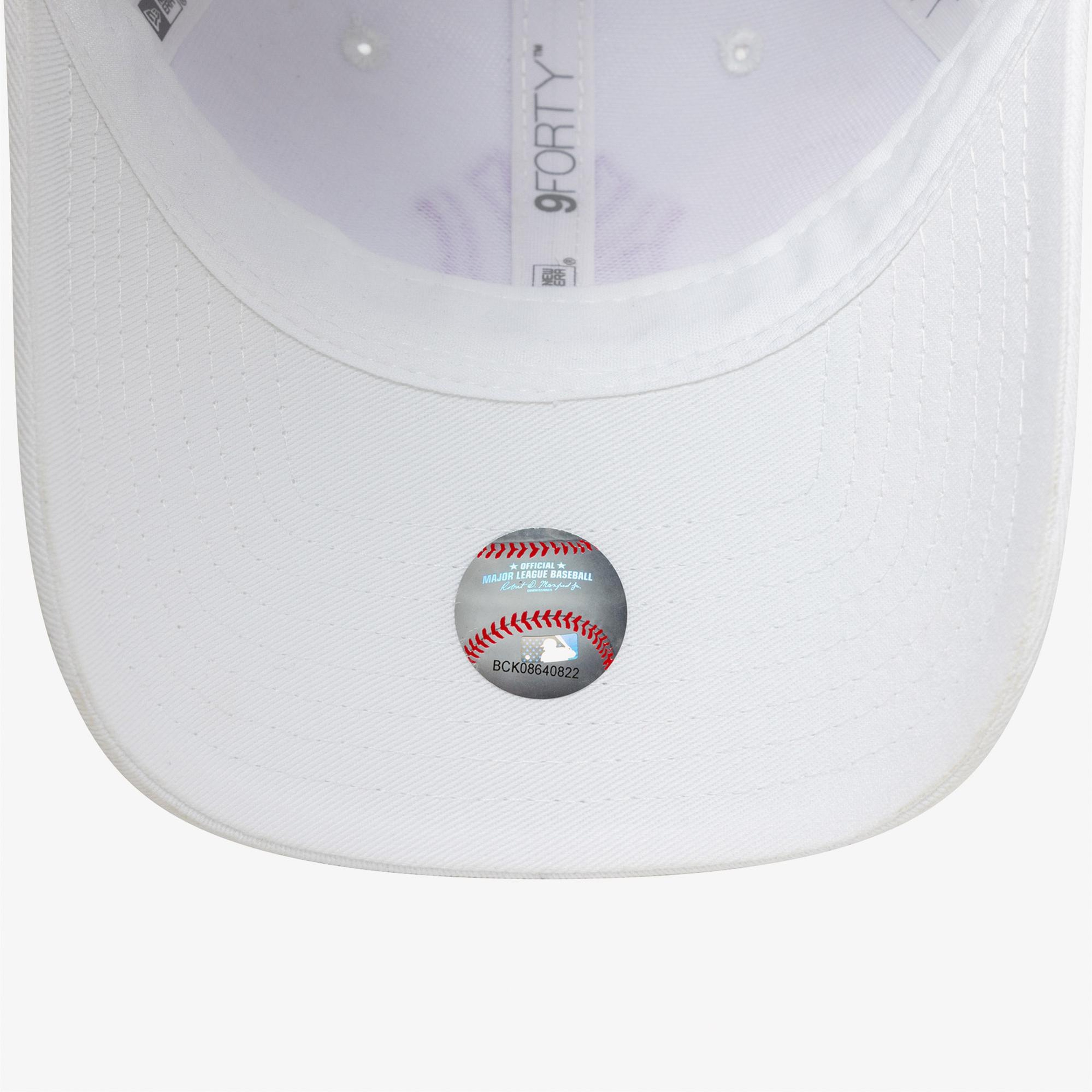 New Era MLB League Essentials New York Yankees  9Forty Kadın Beyaz Şapka