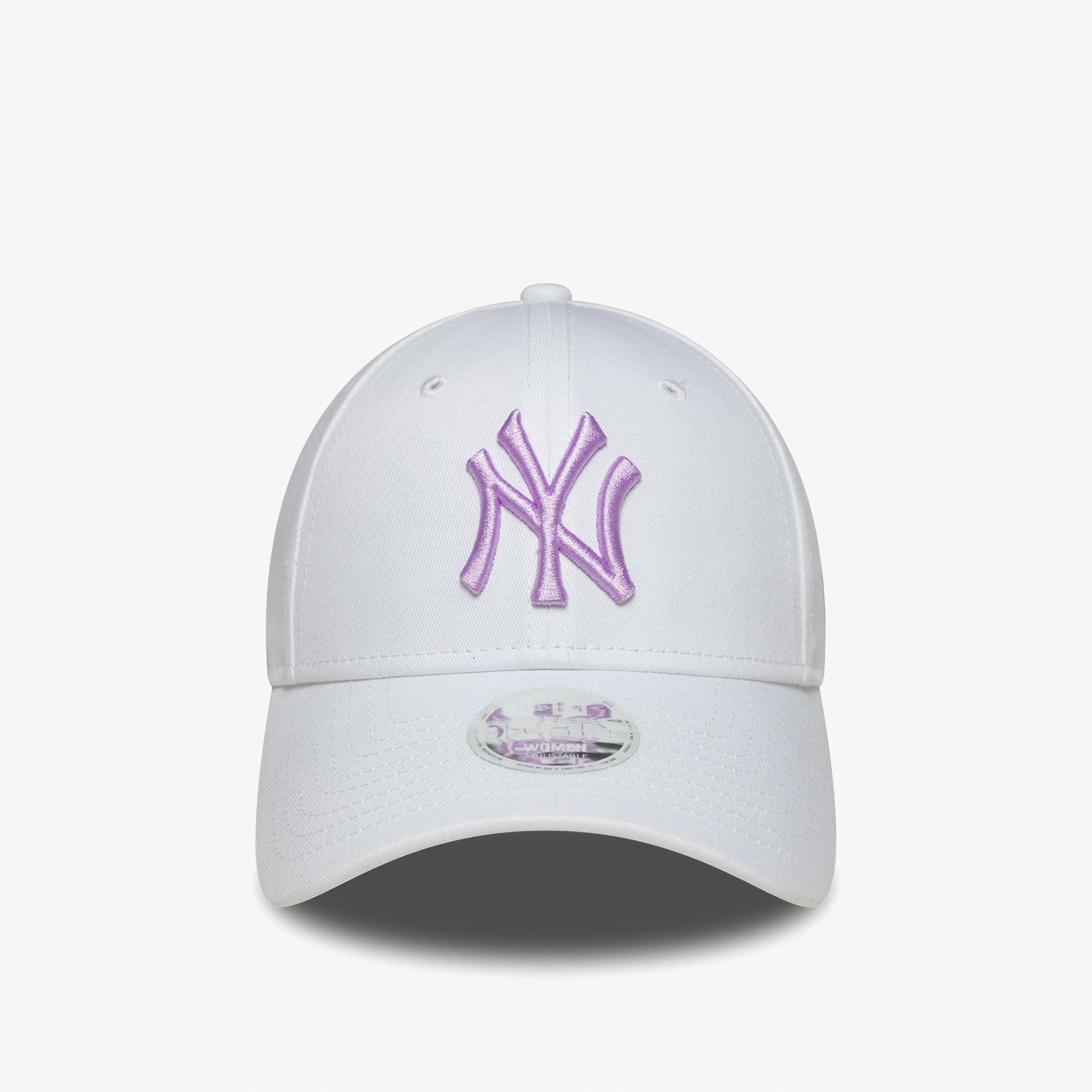 New Era MLB League Essentials New York Yankees  9Forty Kadın Beyaz Şapka