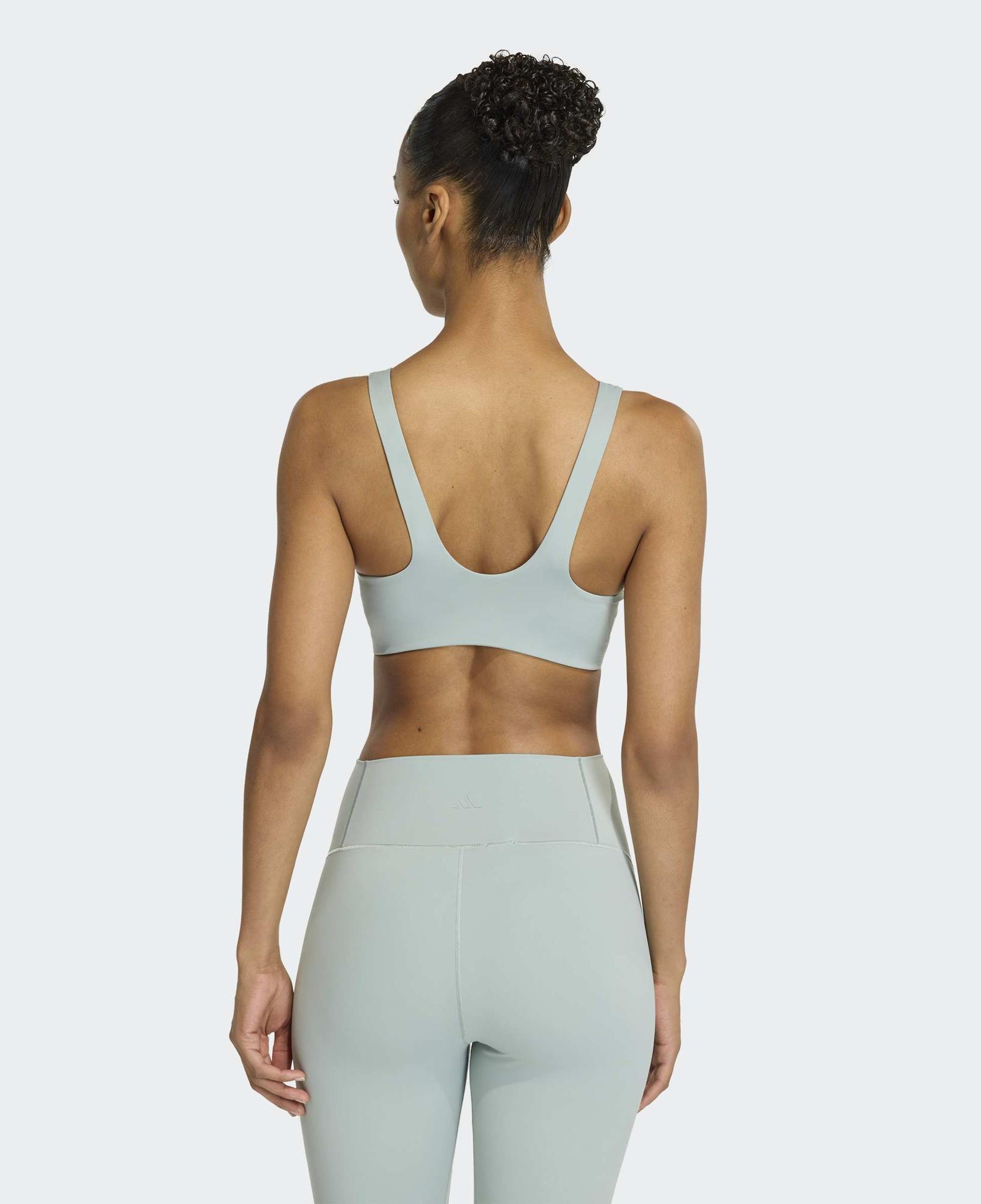 adidas All Me Luxe Medium Support Kadın Yeşil Antrenman Bra