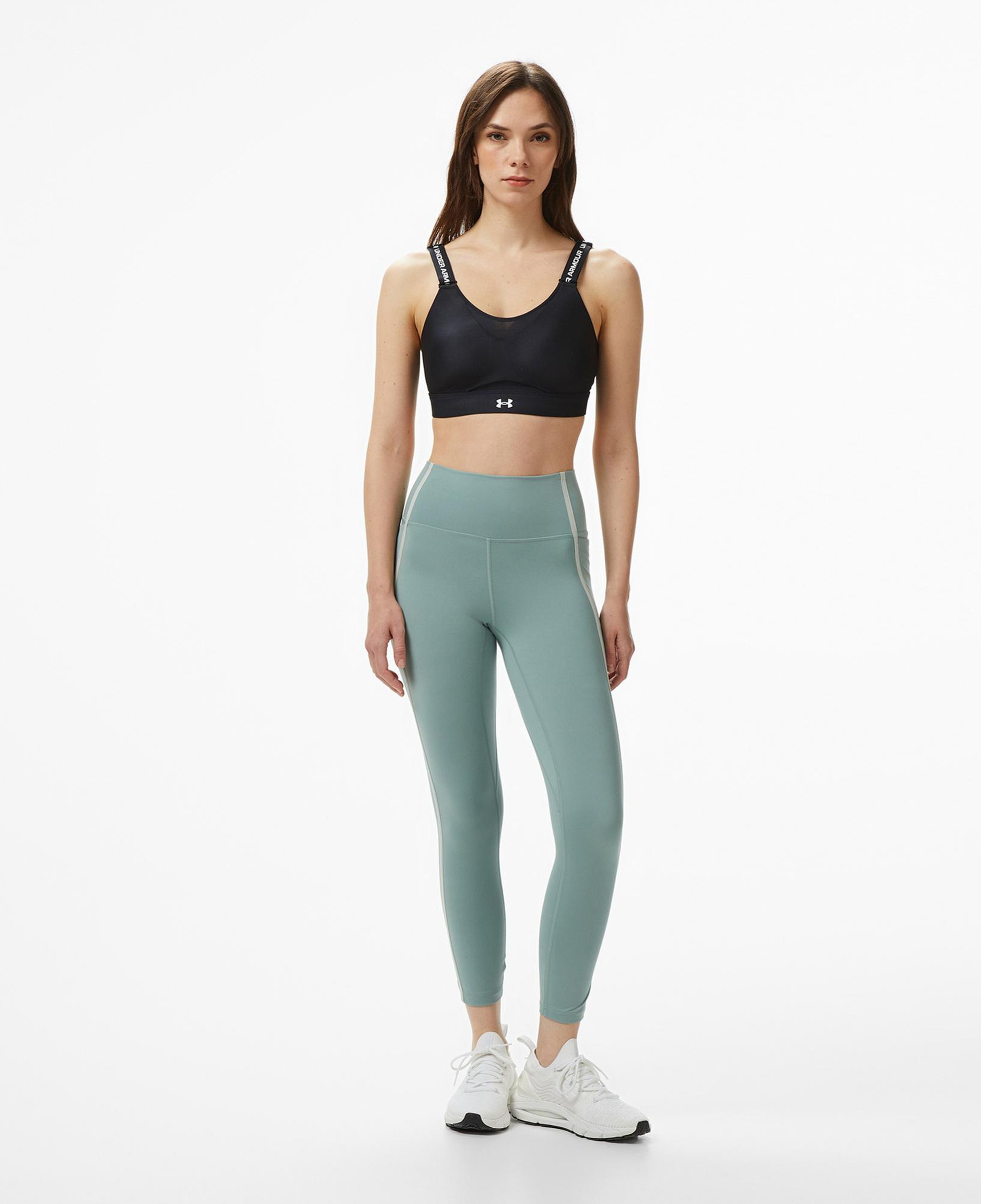 Under Armour Meridian Piped Kadın Yeşil Koşu Tayt