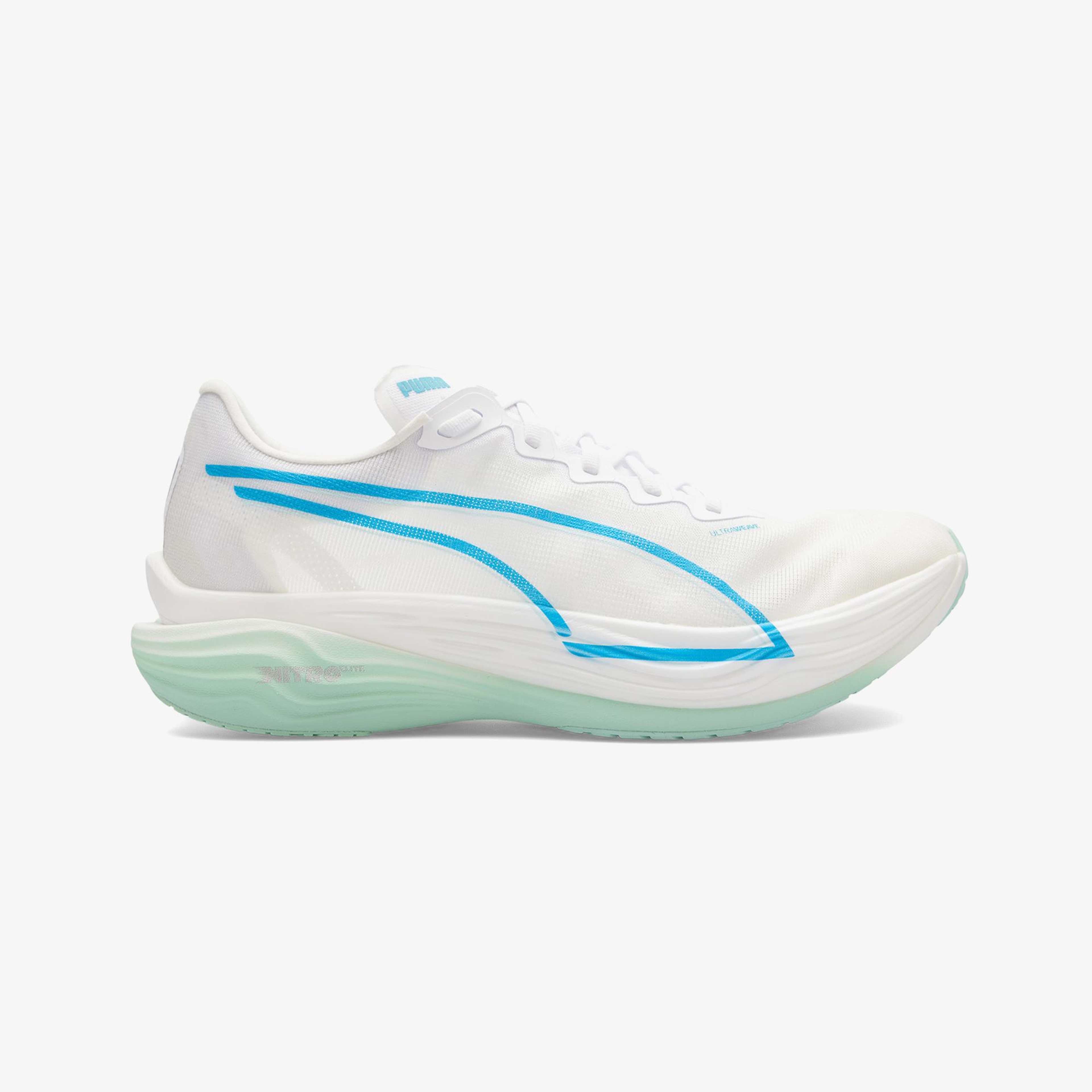 Puma Deviate Nitro Elite 3 Erkek Beyaz Koşu Ayakkabısı