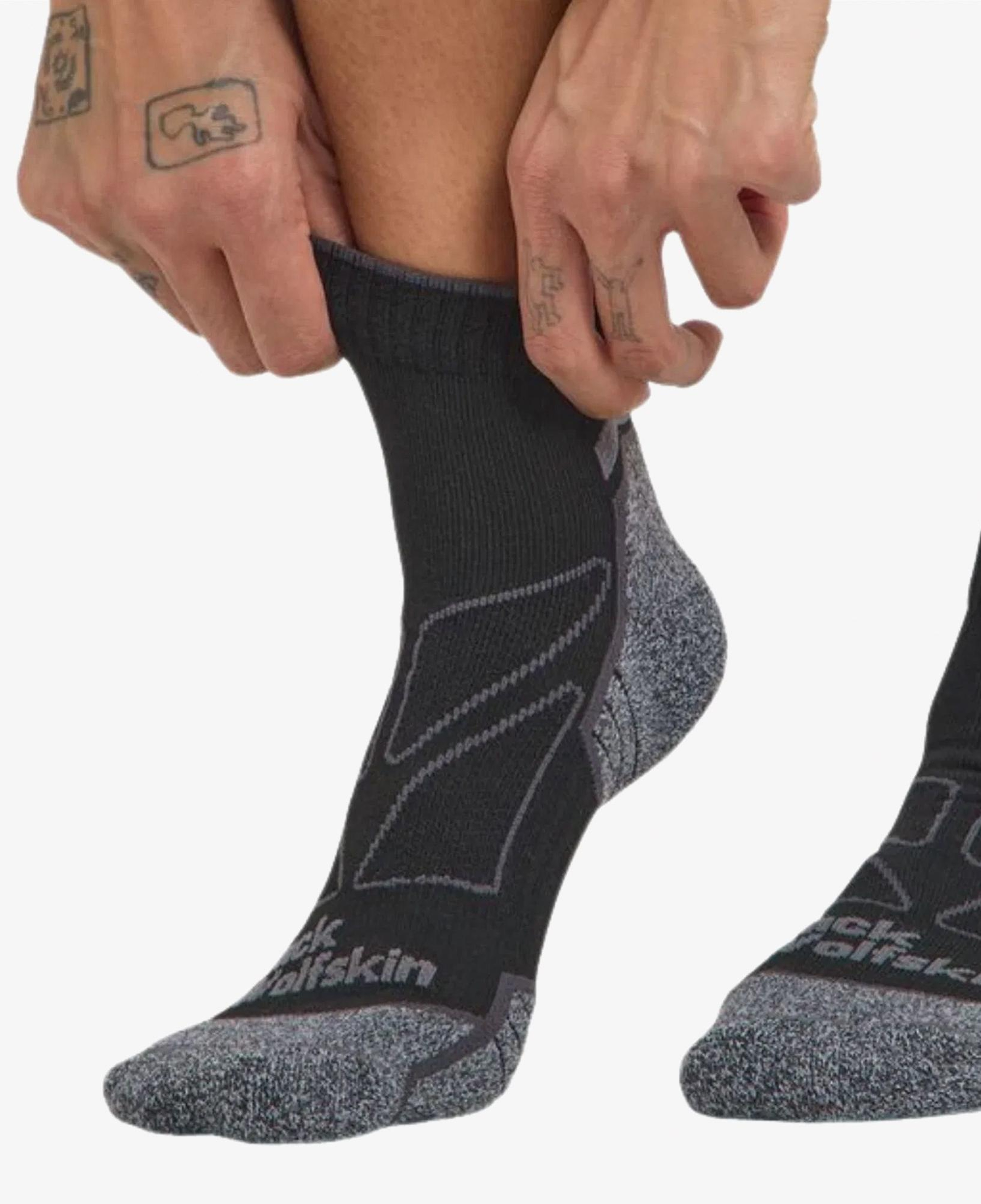 Jack Wolfskin Vojo Light Sock Low C Unisex Siyah Outdoor Çorabı