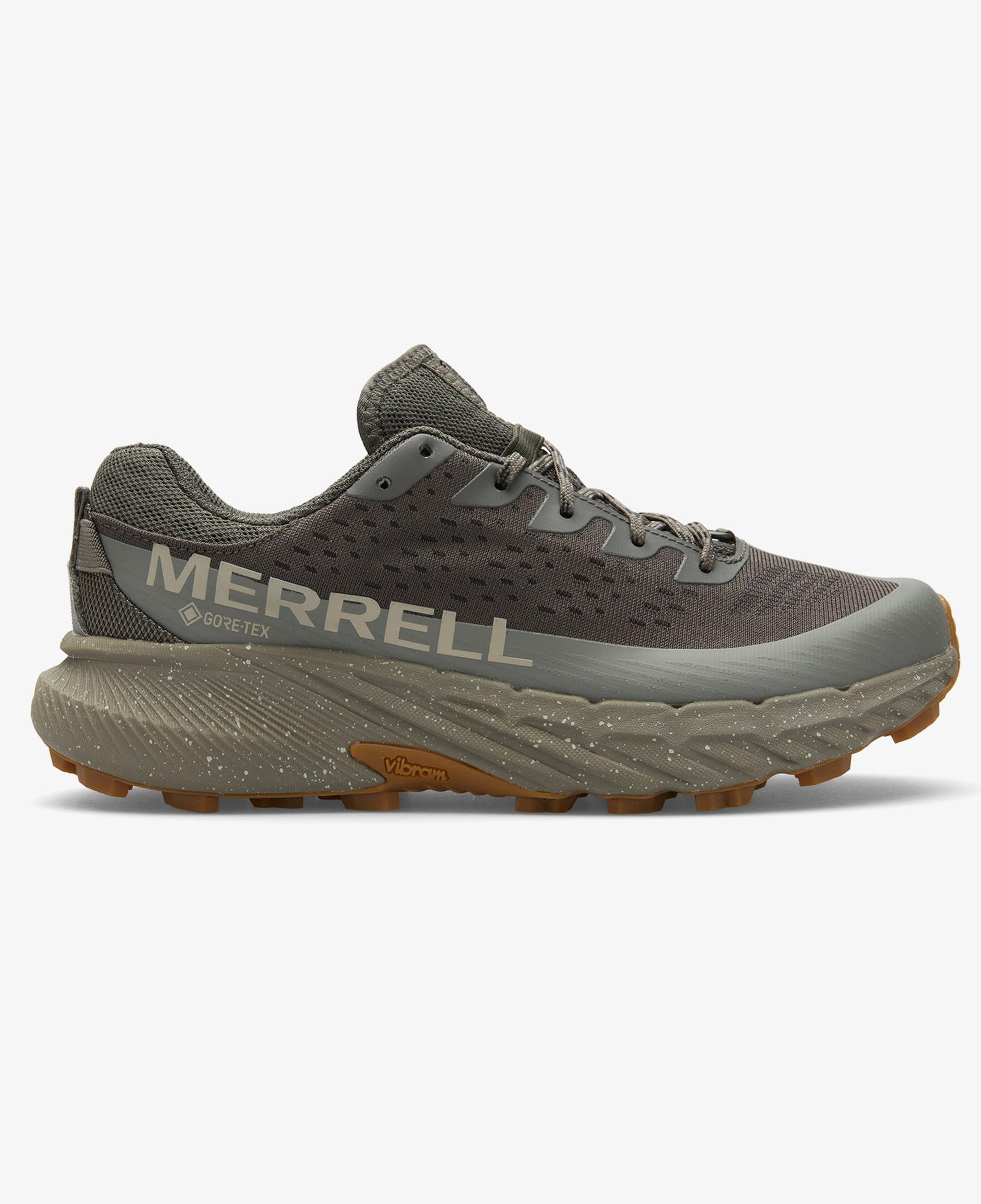 Merrell Agility Peak 5 Gore-Tex Erkek Gri Koşu Ayakkabısı