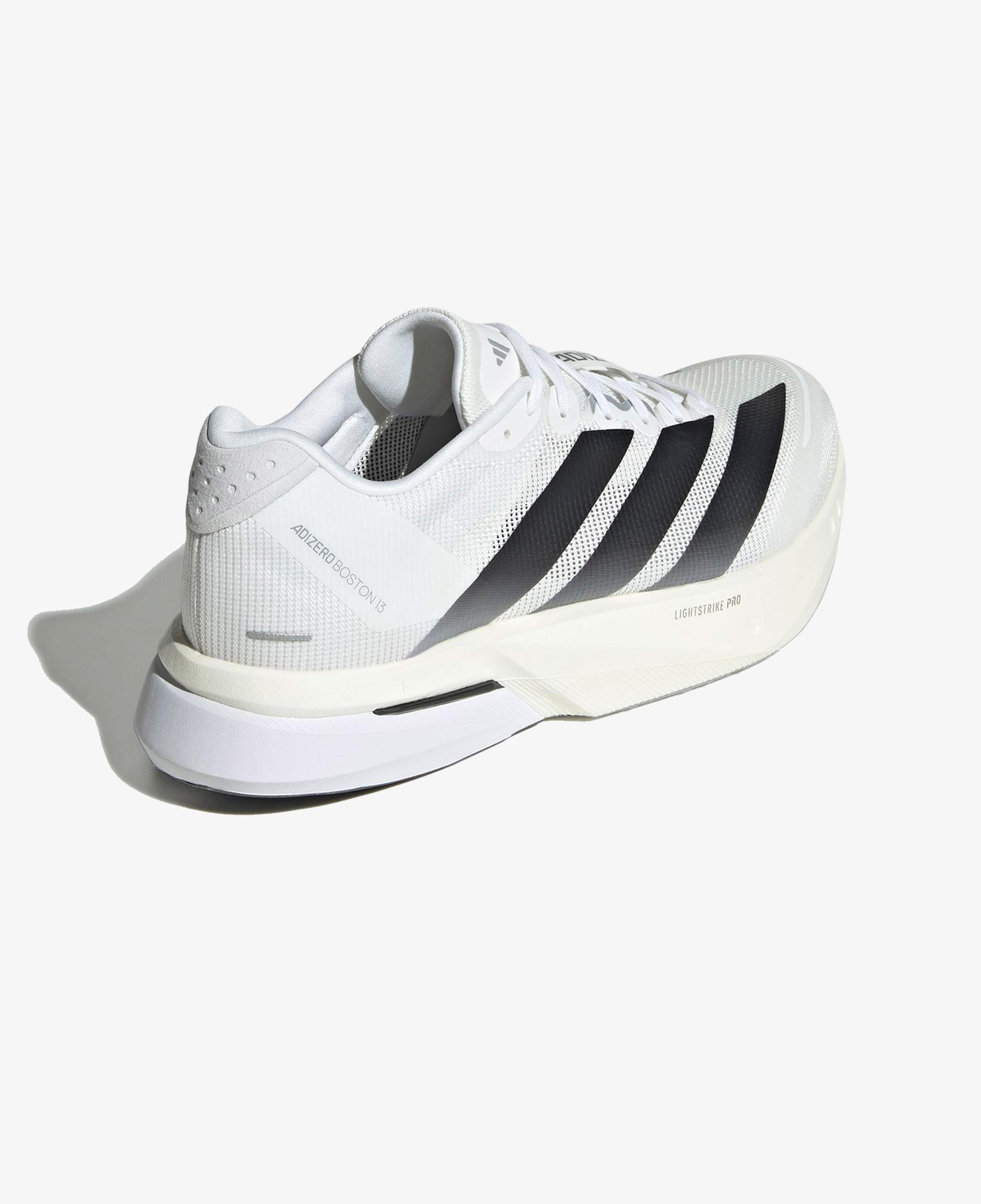 adidas Adizero Boston 13 Erkek Beyaz Koşu Ayakkabısı