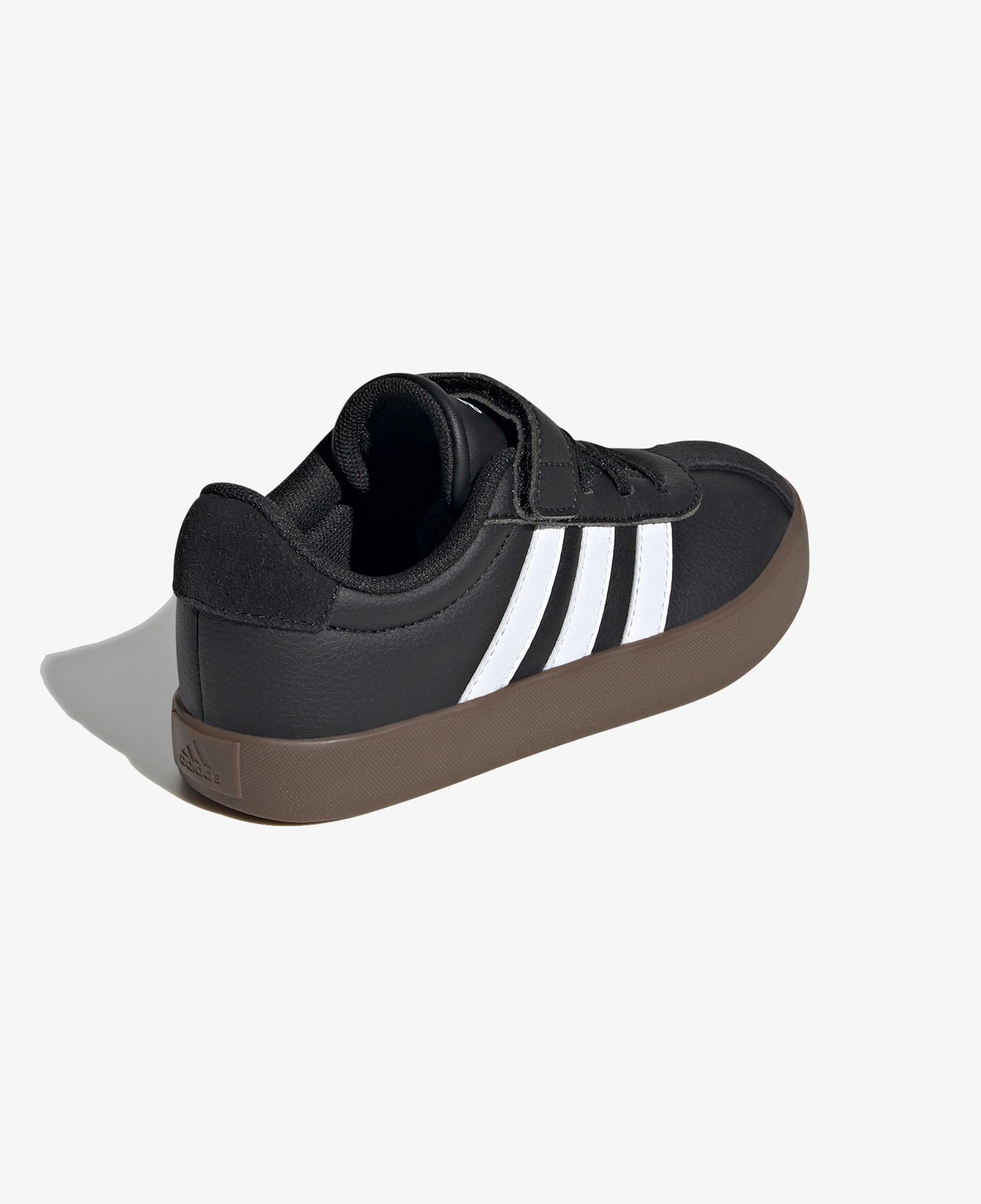 adidas VL Court 3.0 Skateboarding Çocuk Siyah Spor Ayakkabı