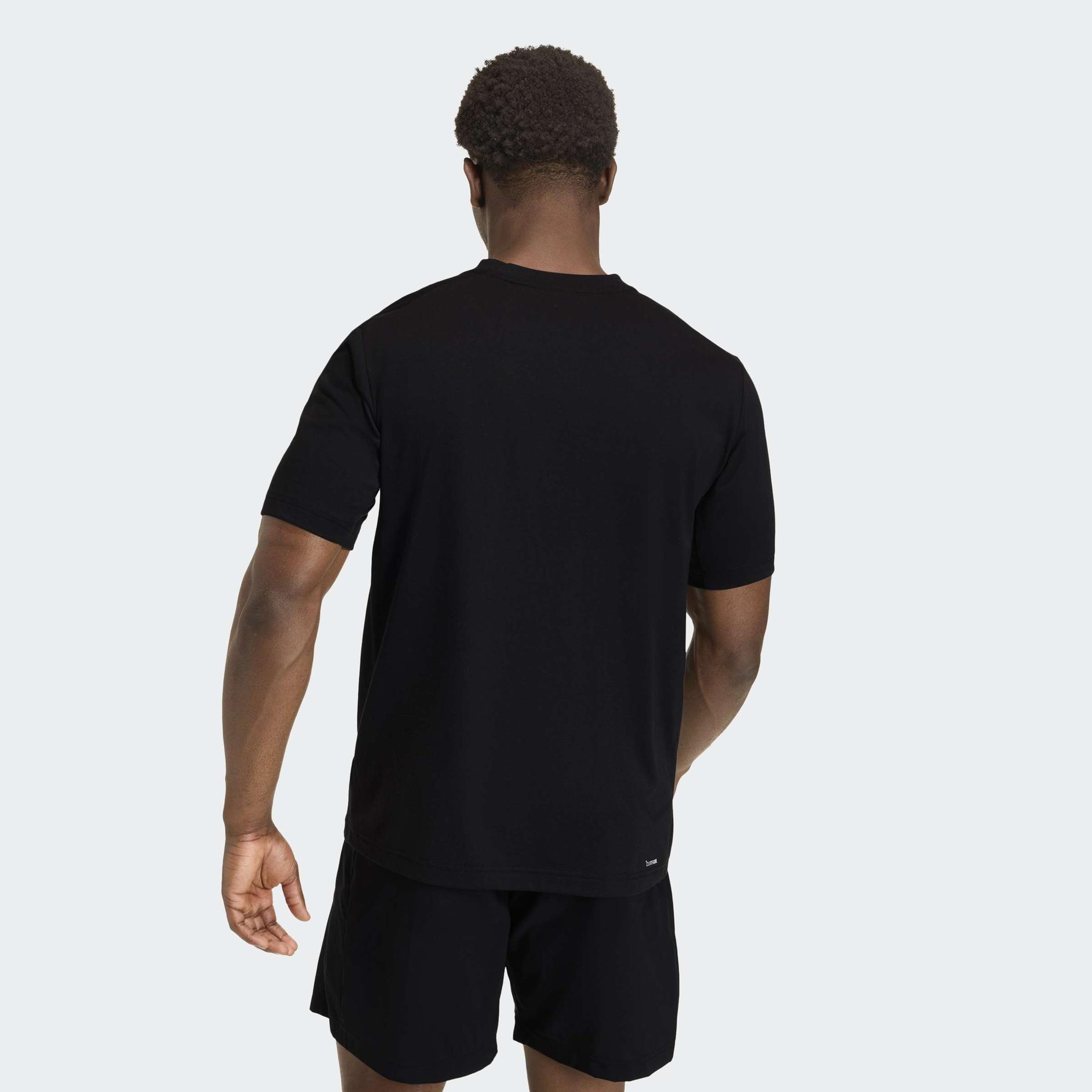adidas Workout Essentials Feelready Erkek Siyah Antrenman T-Shirt
