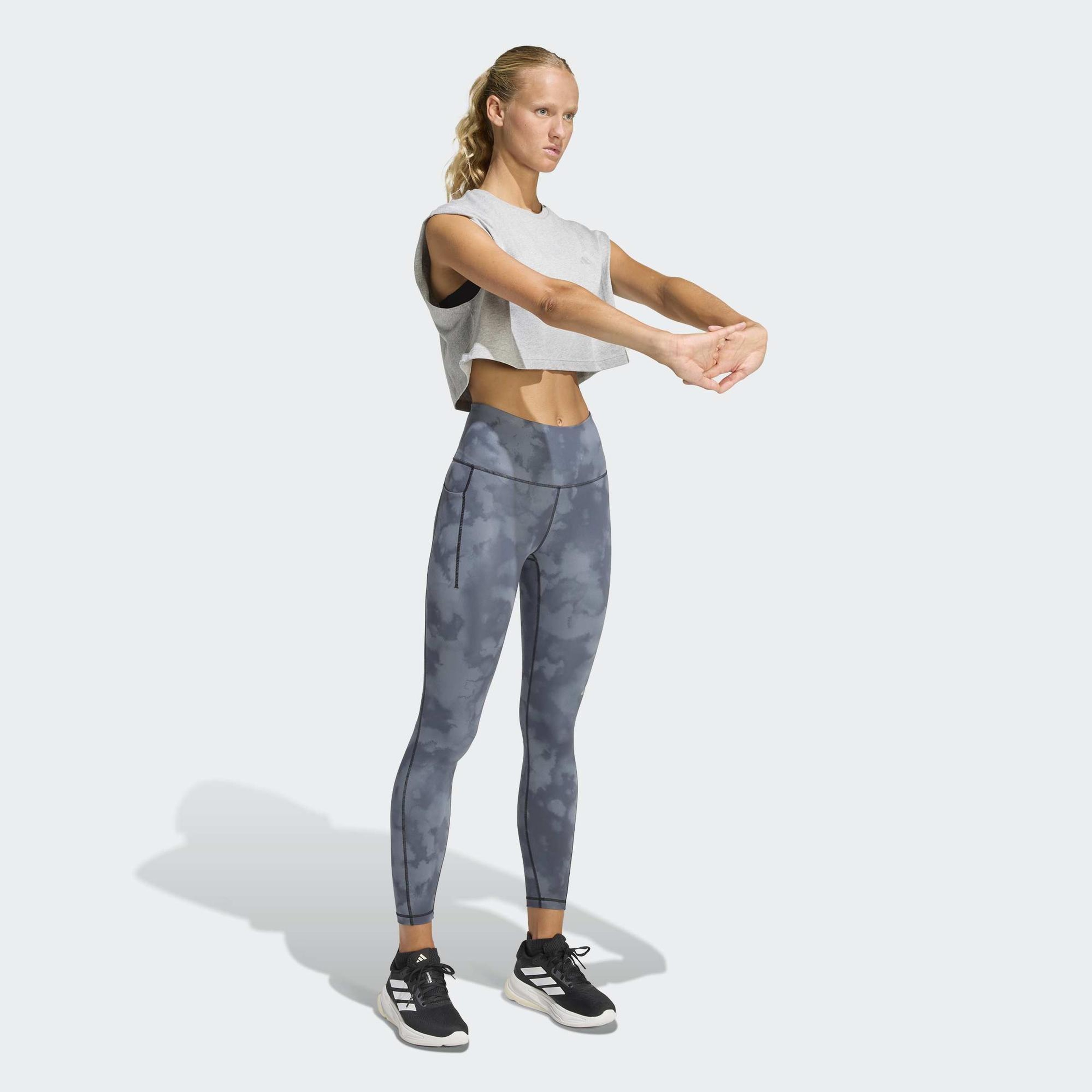 adidas Adi365 Climacool Aop Running 7/8 Kadın Siyah Koşu Taytı