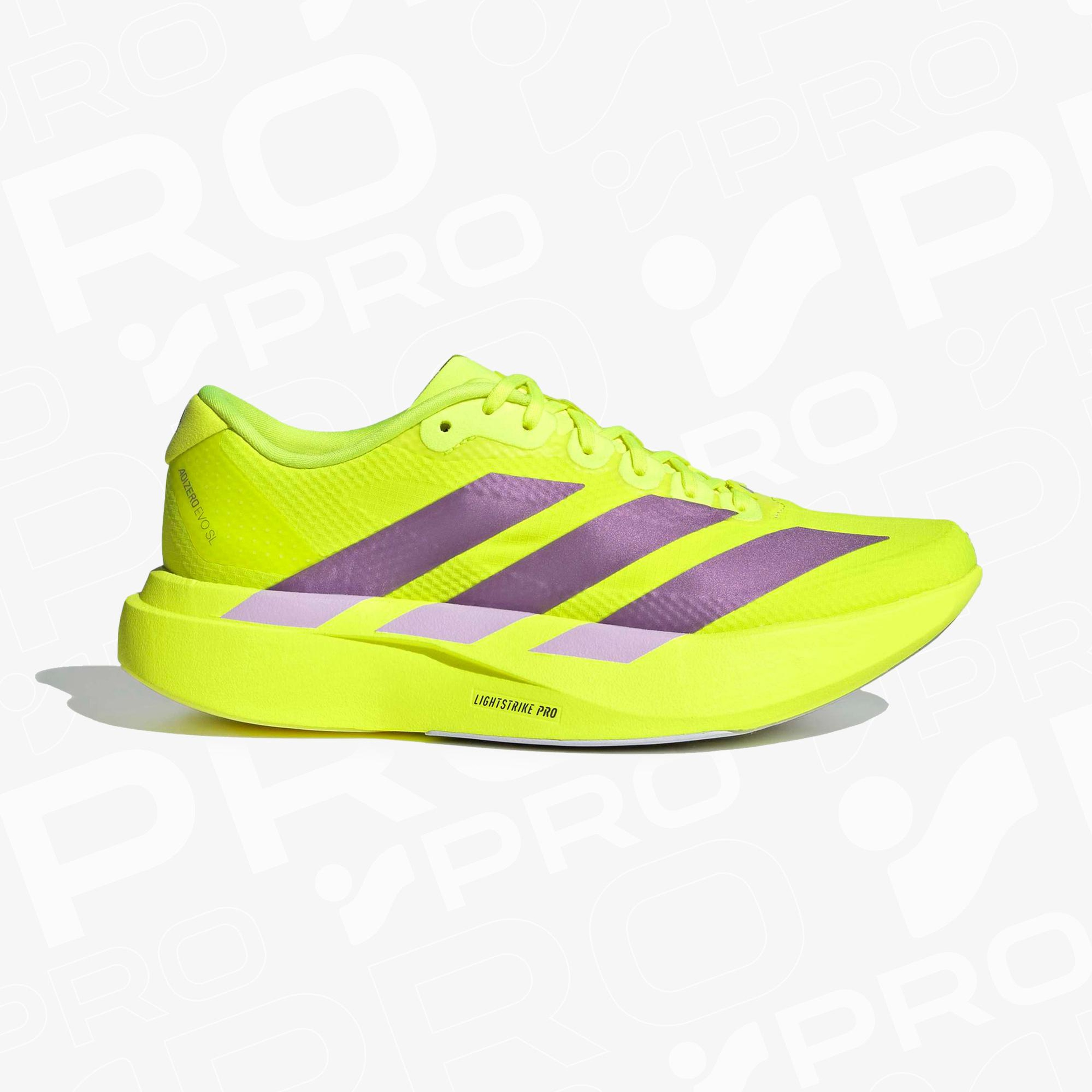 adidas Adizero Evo Sl Kadın Sarı Koşu Ayakkabısı