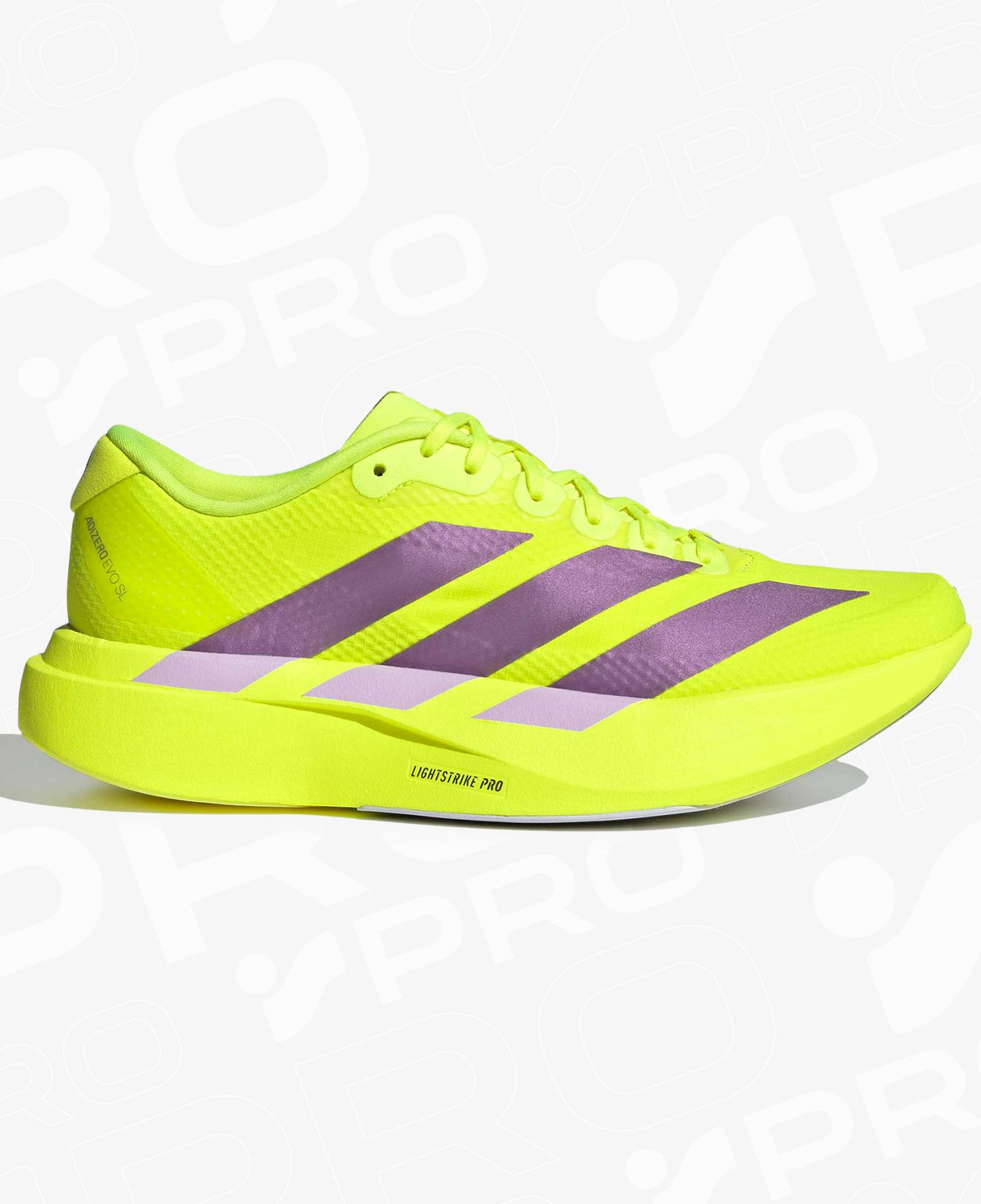 adidas Adizero Evo Sl Kadın Sarı Koşu Ayakkabısı