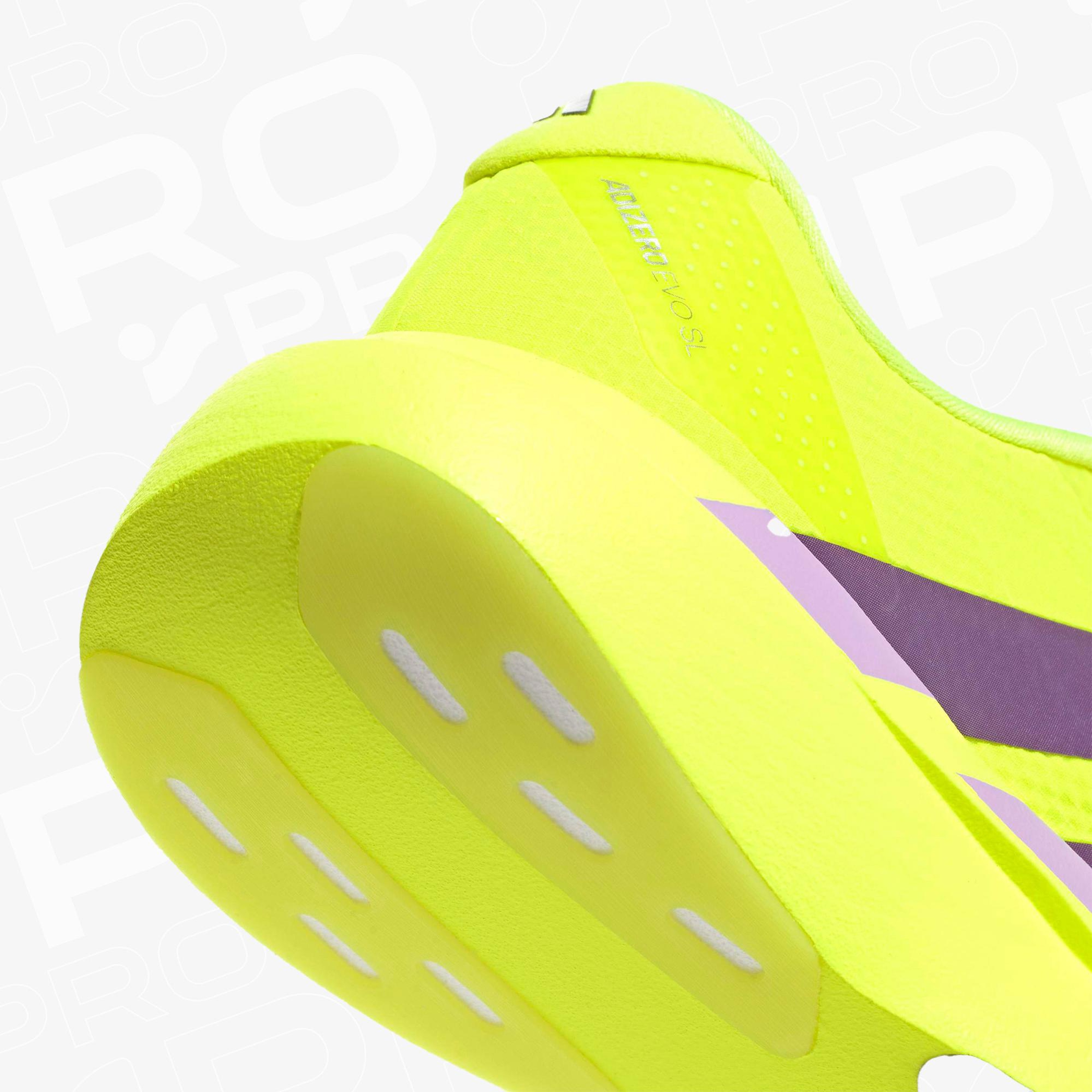 adidas Adizero Evo Sl Kadın Sarı Koşu Ayakkabısı