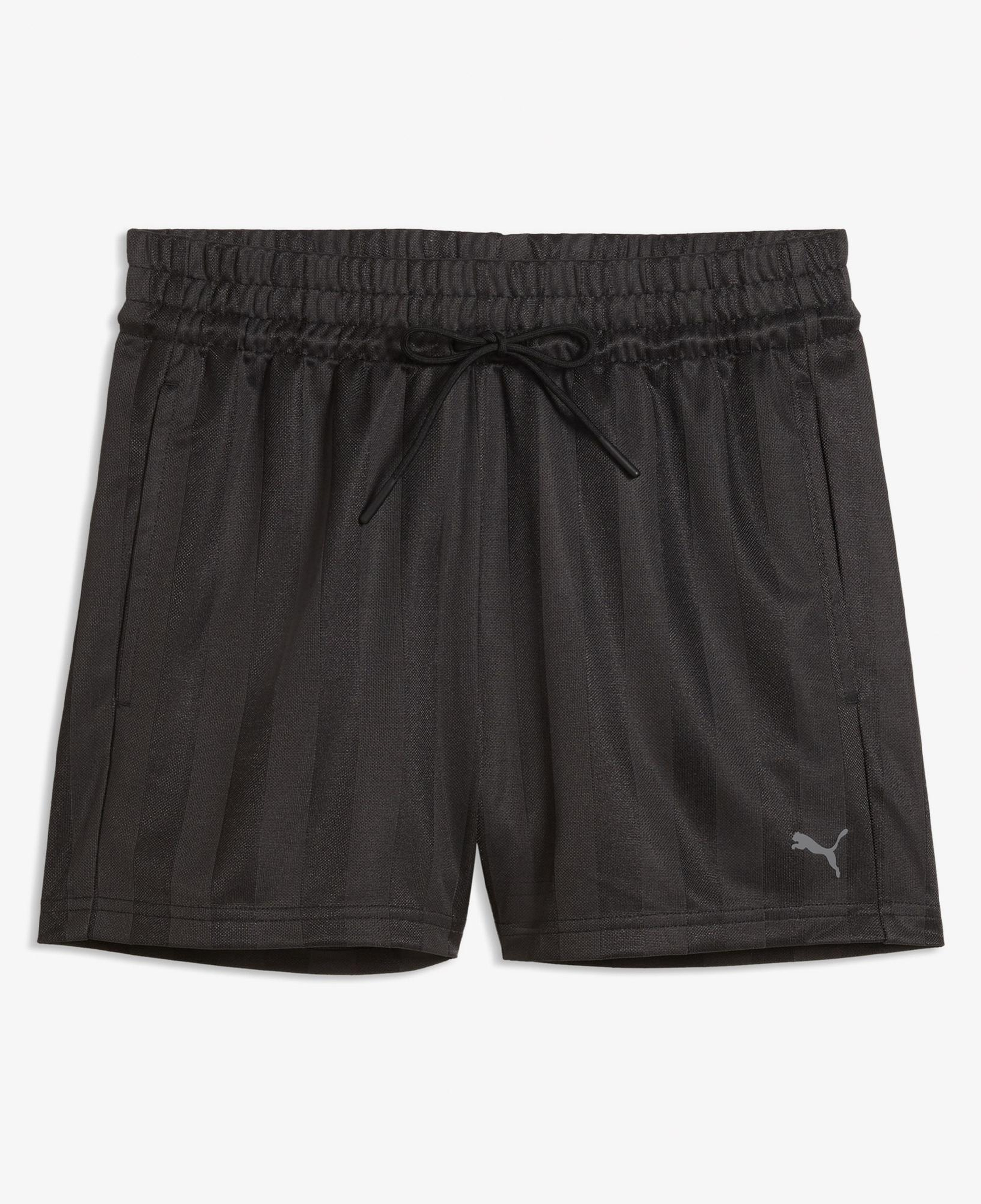 Puma P League 3 Kadın Siyah Antrenman Şortu