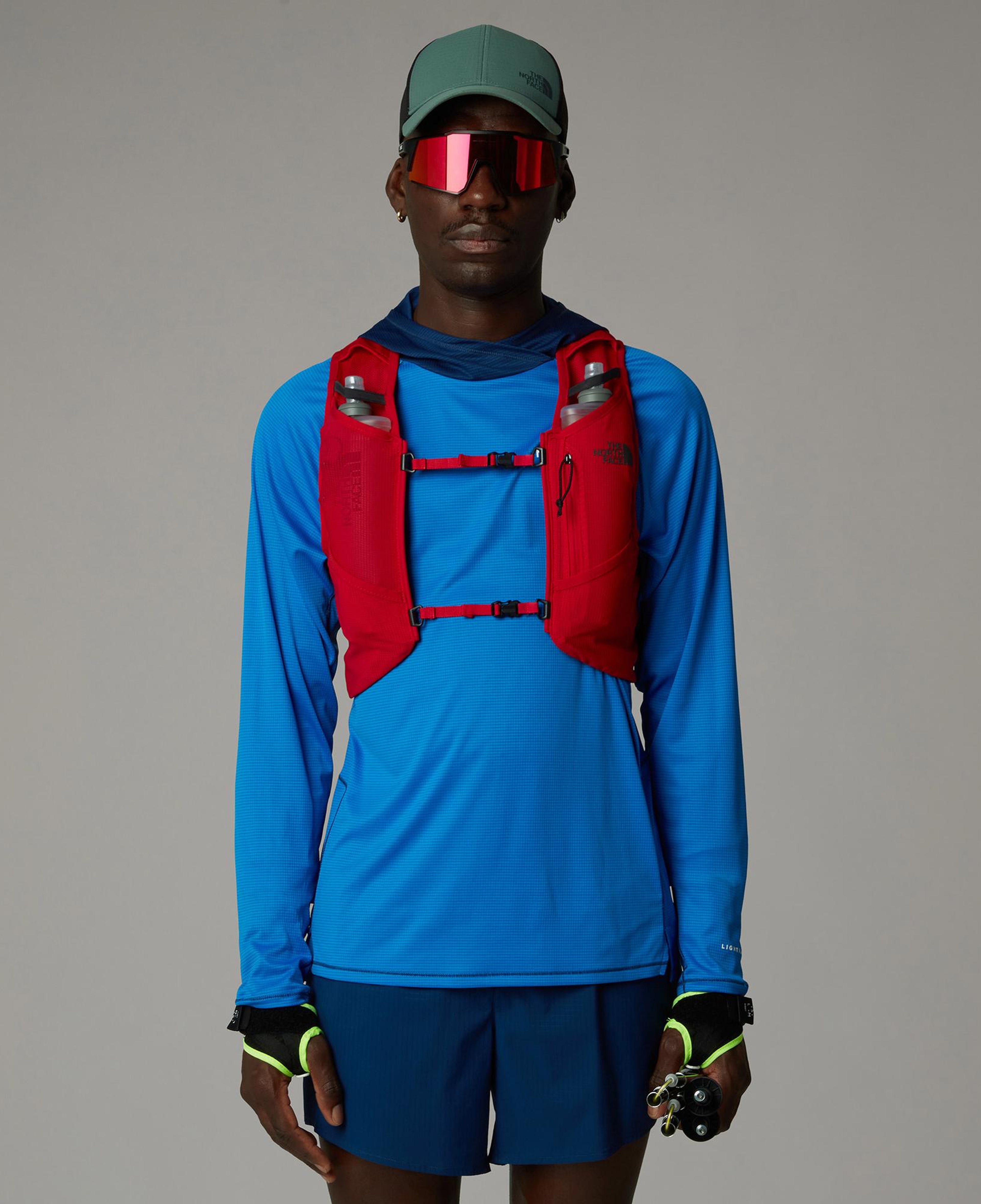 The North Face Sunriser Run Vest 8 Unisex Kırmızı Koşu Yeleği