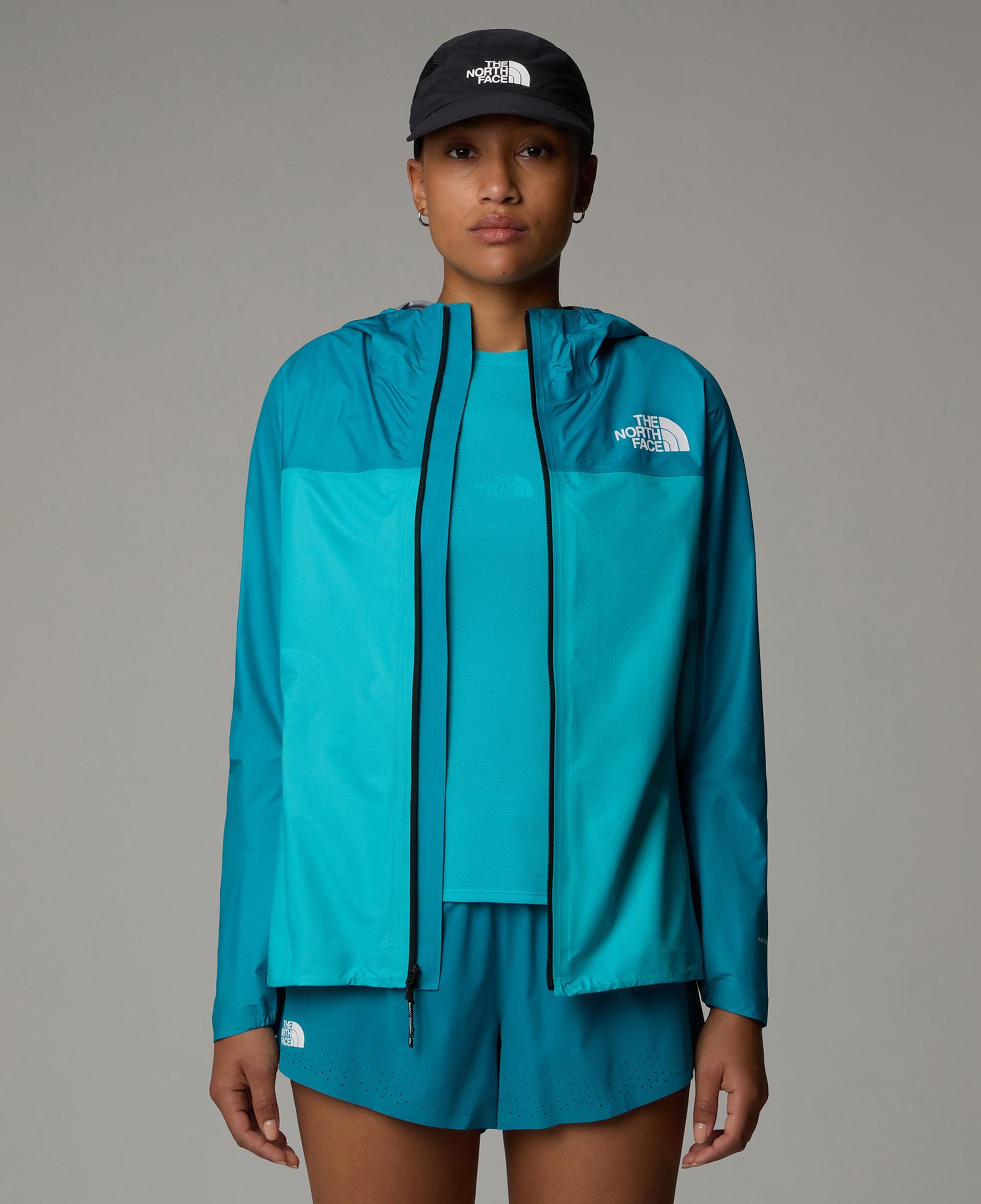 The North Face Summit Superior Futurelight Kadın Mavi Koşu Ceketi