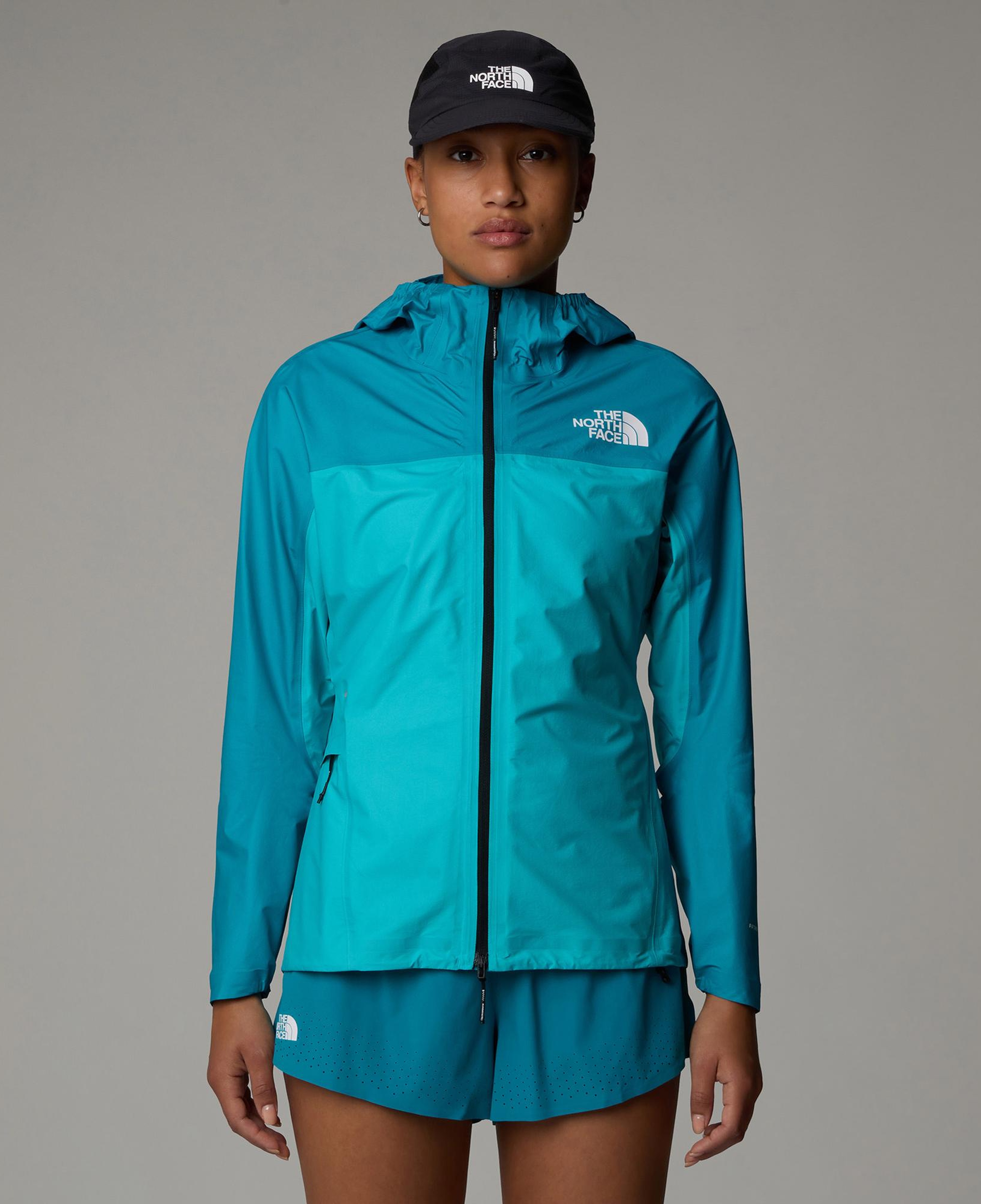 The North Face Summit Superior Futurelight Kadın Mavi Koşu Ceketi