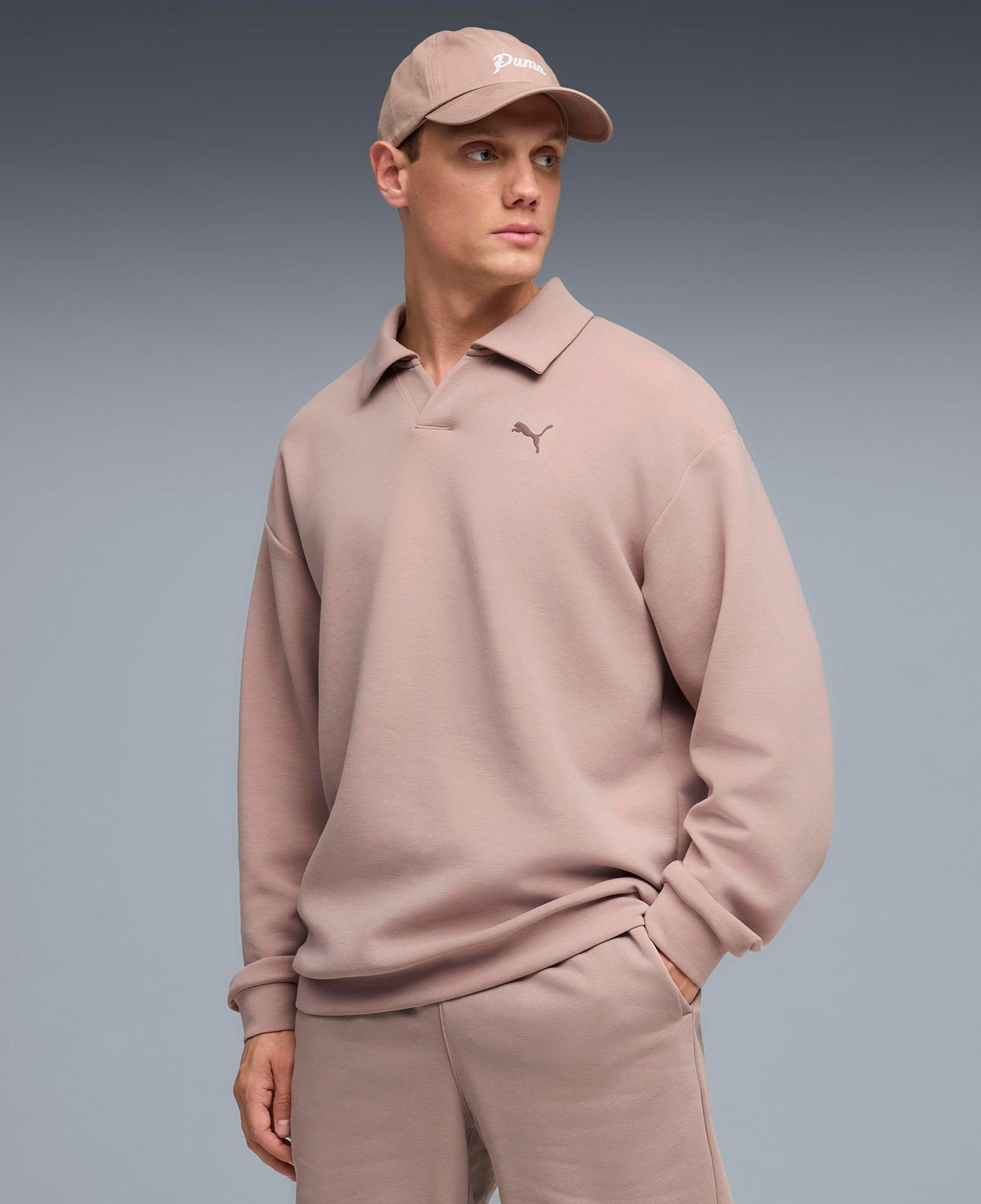 Puma Cloudspun Erkek Krem Antrenman Polo