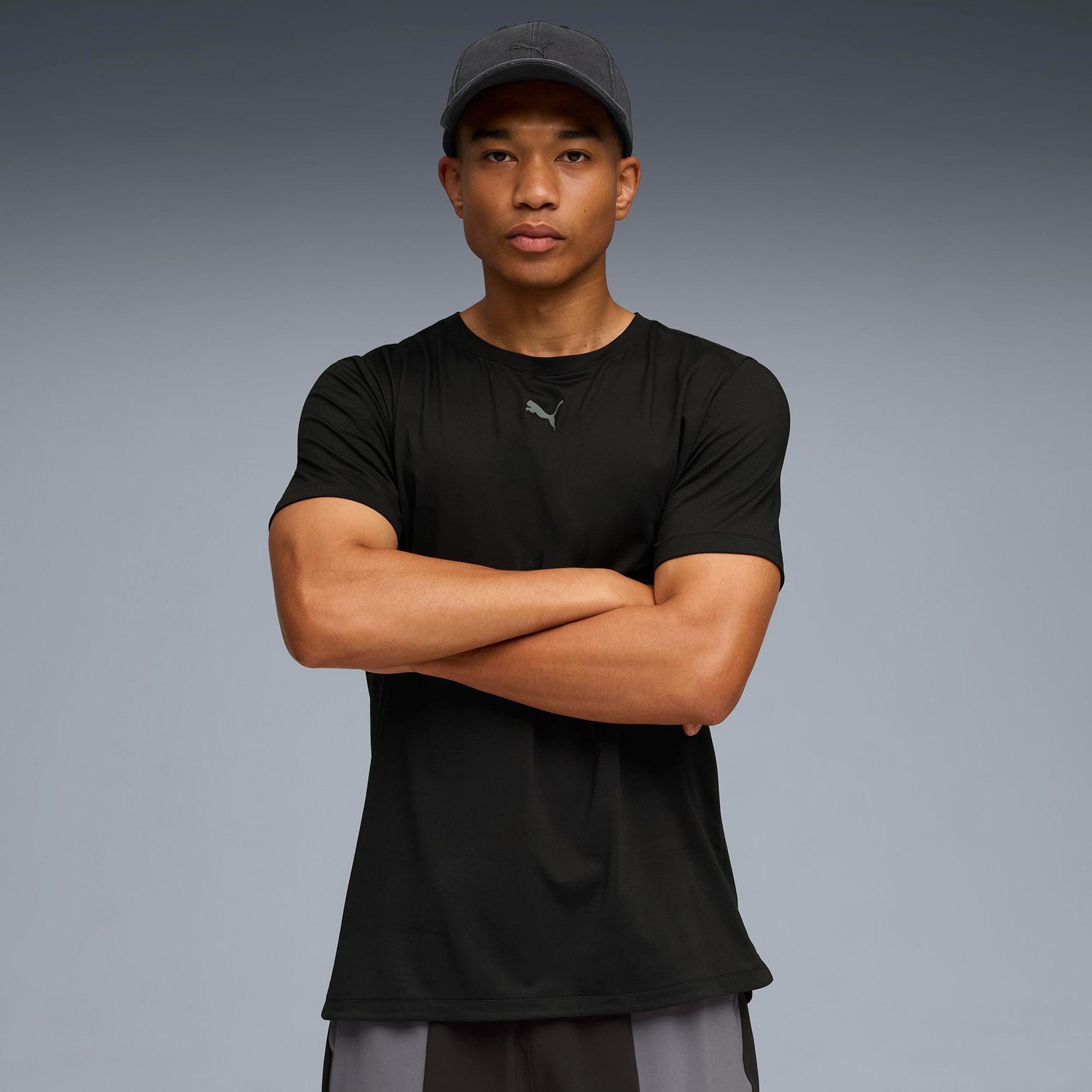 Puma Cloudspun Erkek Siyah Antrenman T-Shirt