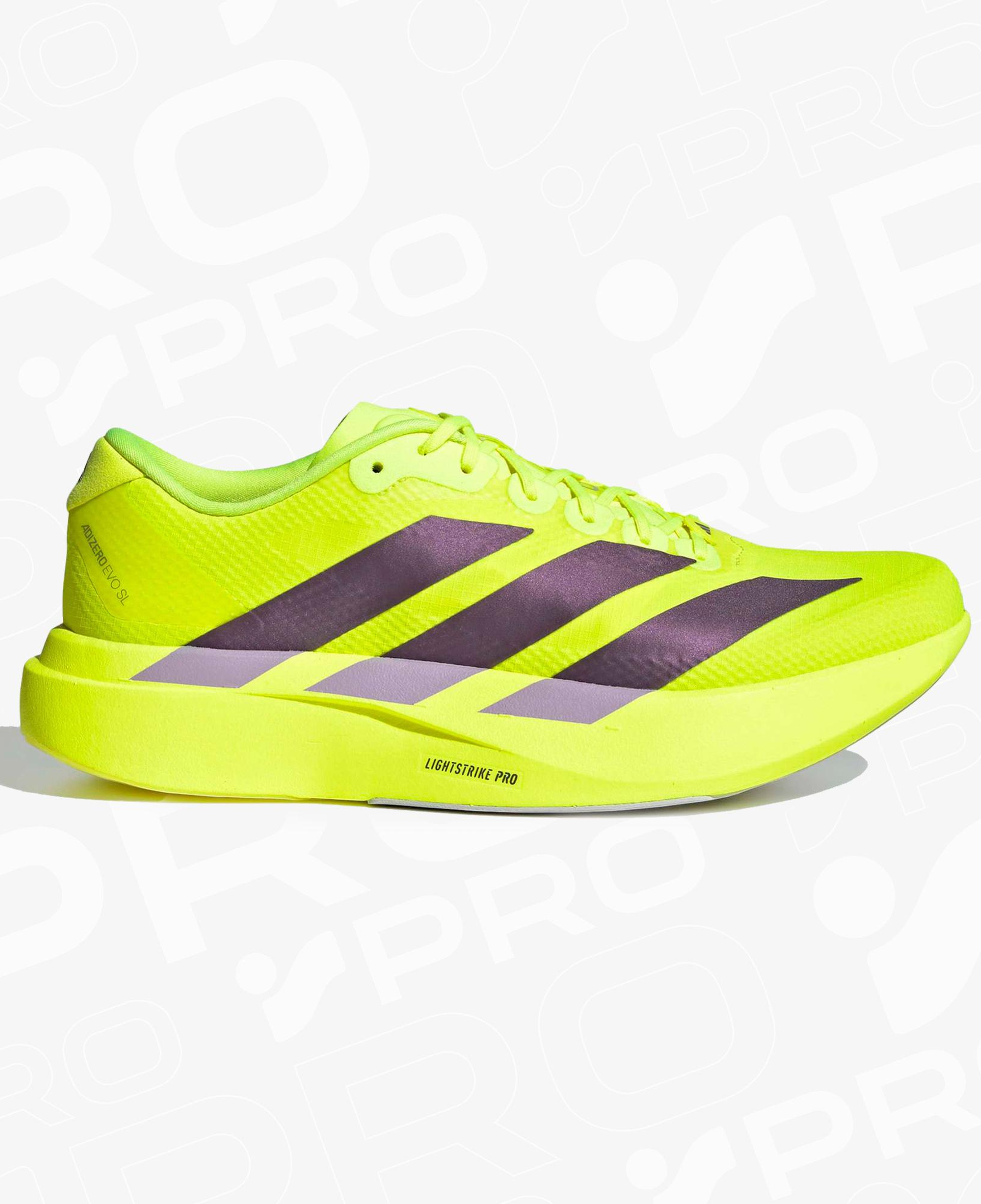 adidas Adizero Evo Sl Erkek Sarı Koşu Ayakkabısı