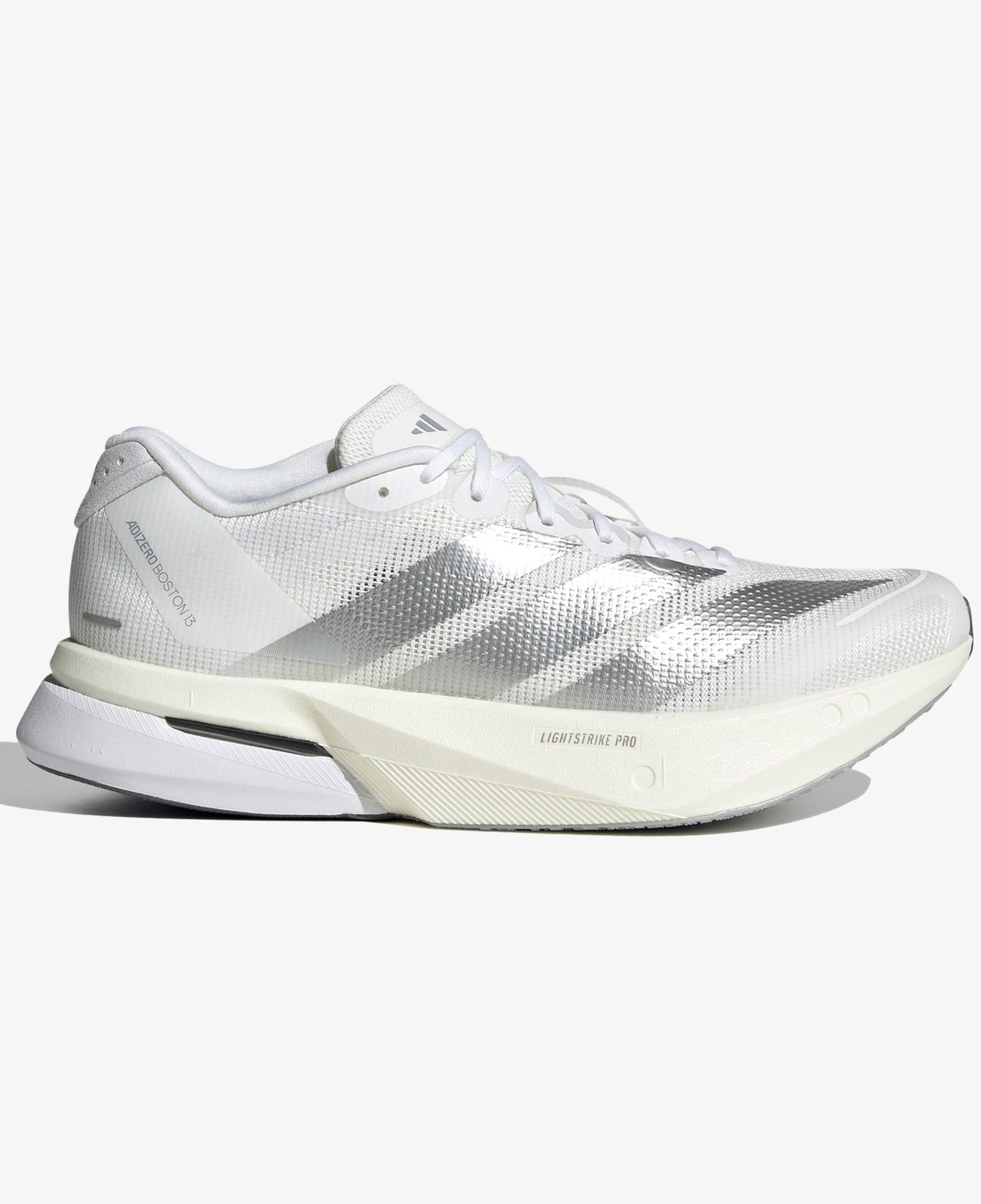 adidas Adizero Boston 13 Kadın Beyaz Koşu Ayakkabısı