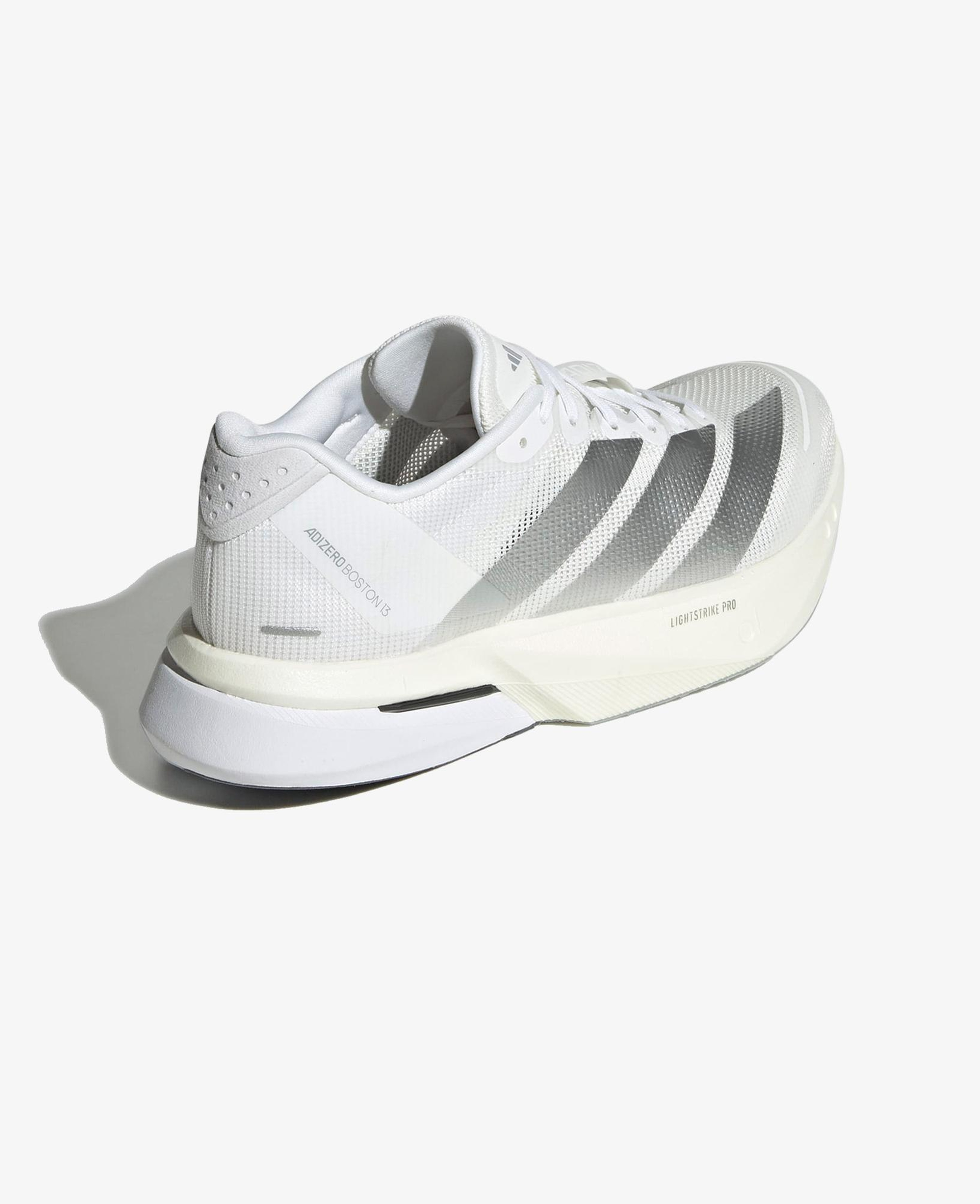 adidas Adizero Boston 13 Kadın Beyaz Koşu Ayakkabısı