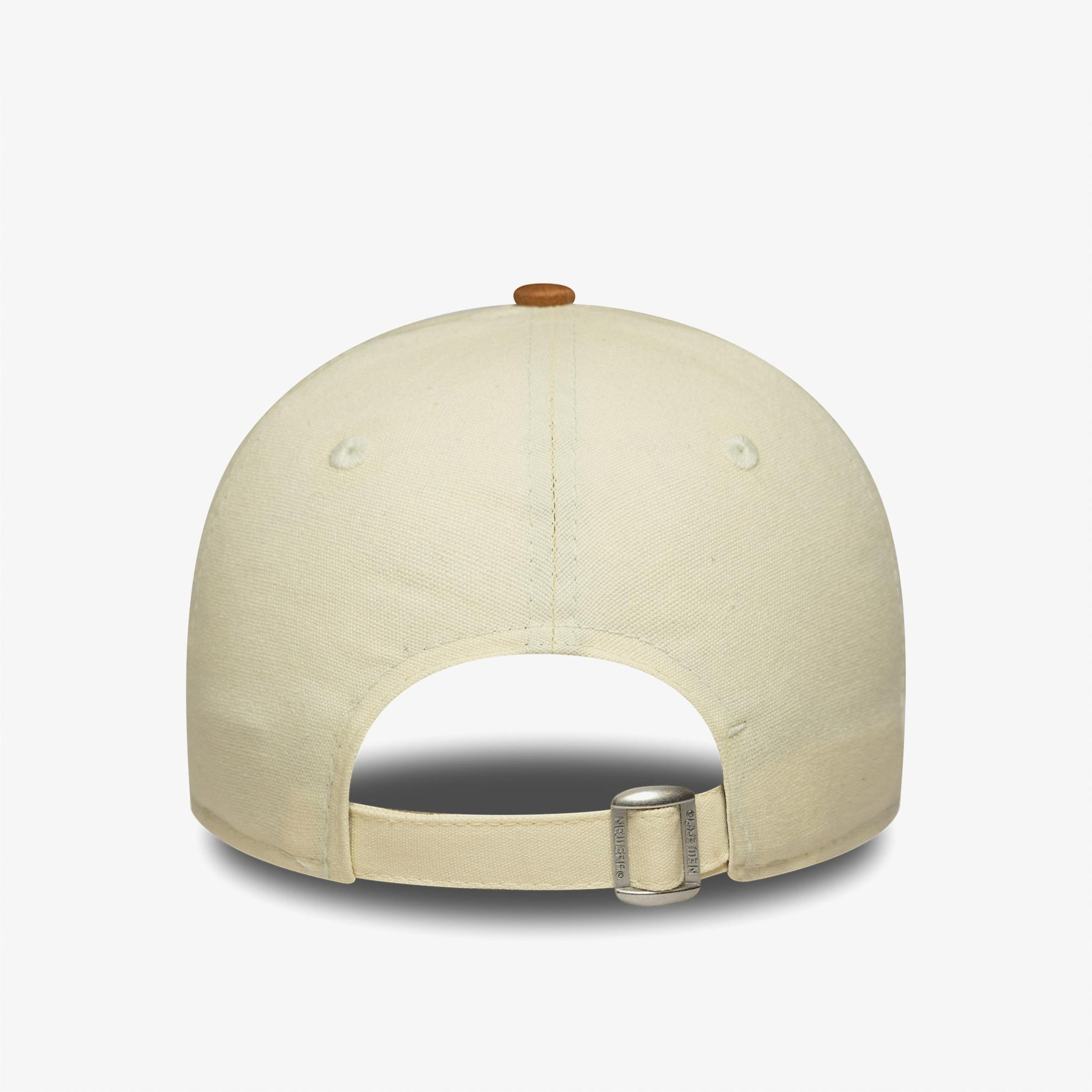 New Era New York Yankees Mlb Suni Süet 9FORTY Unisex Bej Şapka