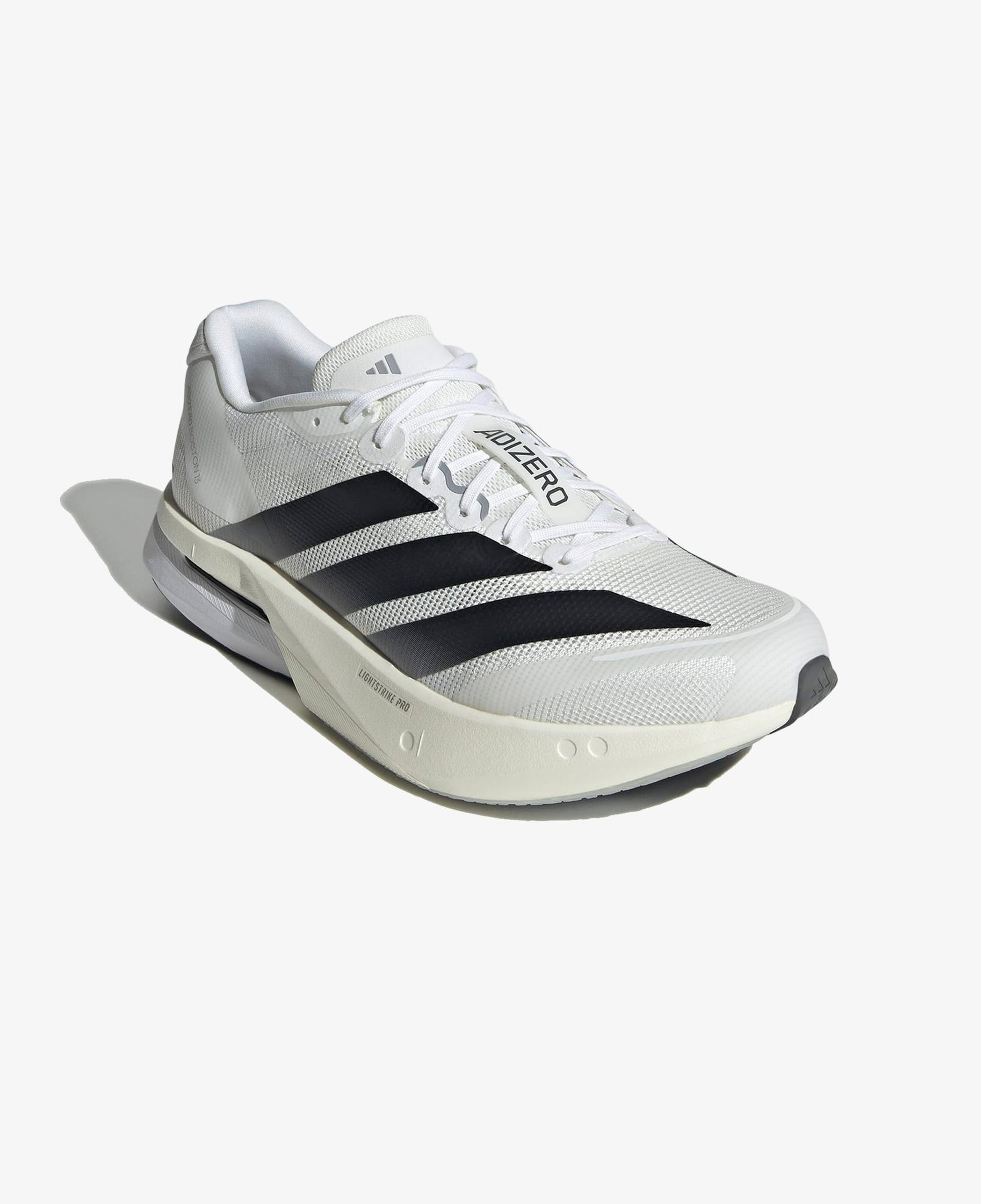 adidas Adizero Boston 13 Erkek Beyaz Koşu Ayakkabısı