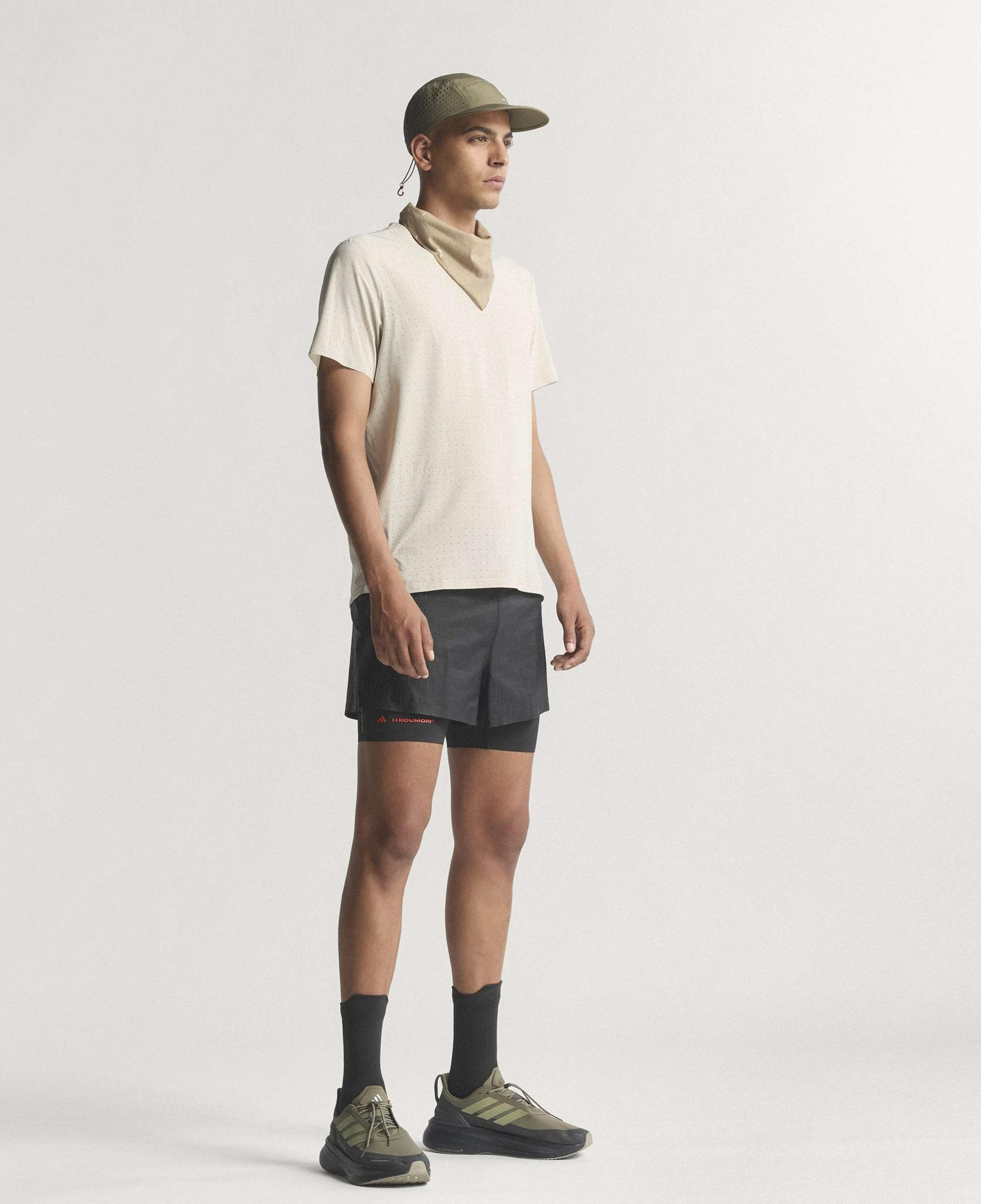 adidas Adi365 H.Koumori Erkek Bej Koşu T-Shirt