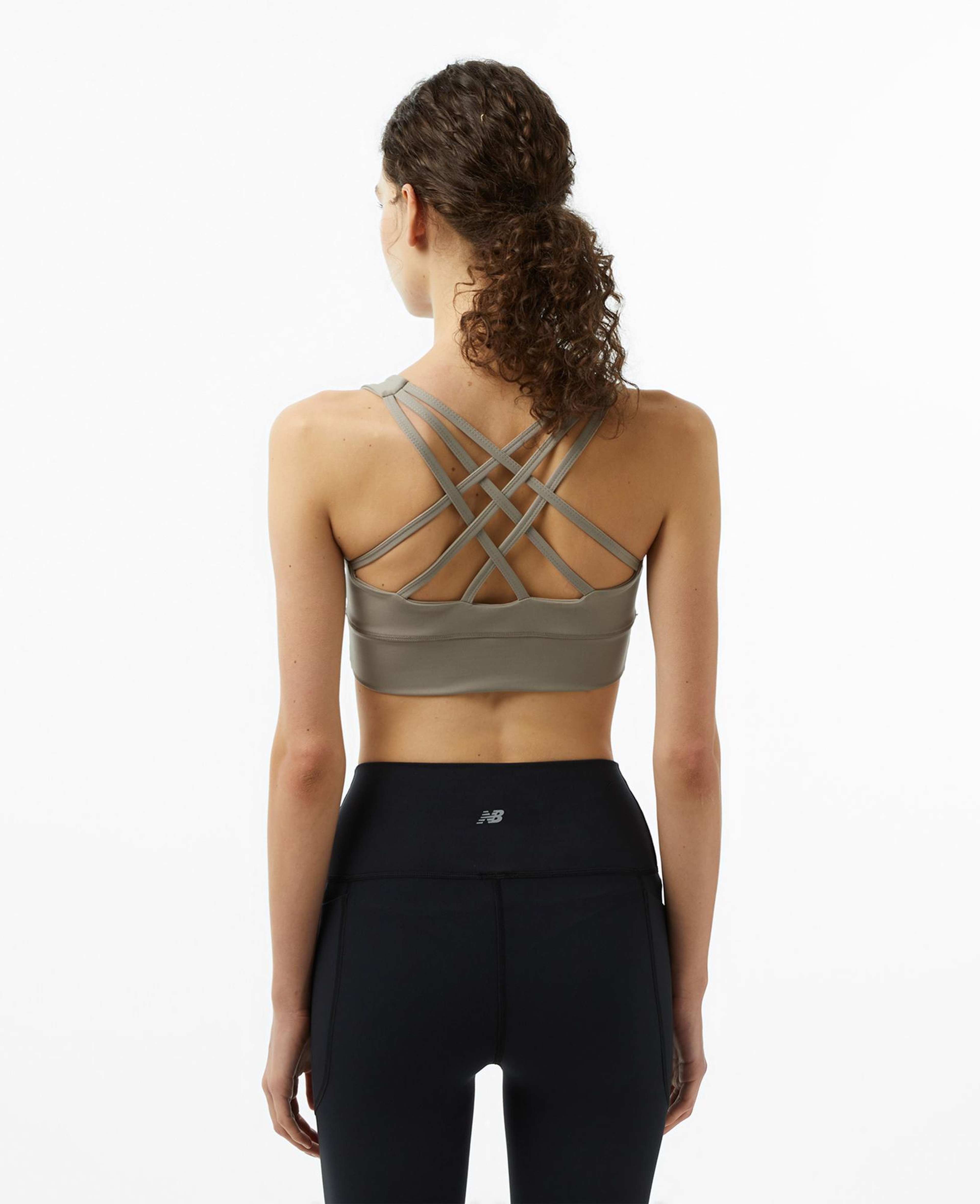 New Balance Classic Kadın Bej Koşu Bra