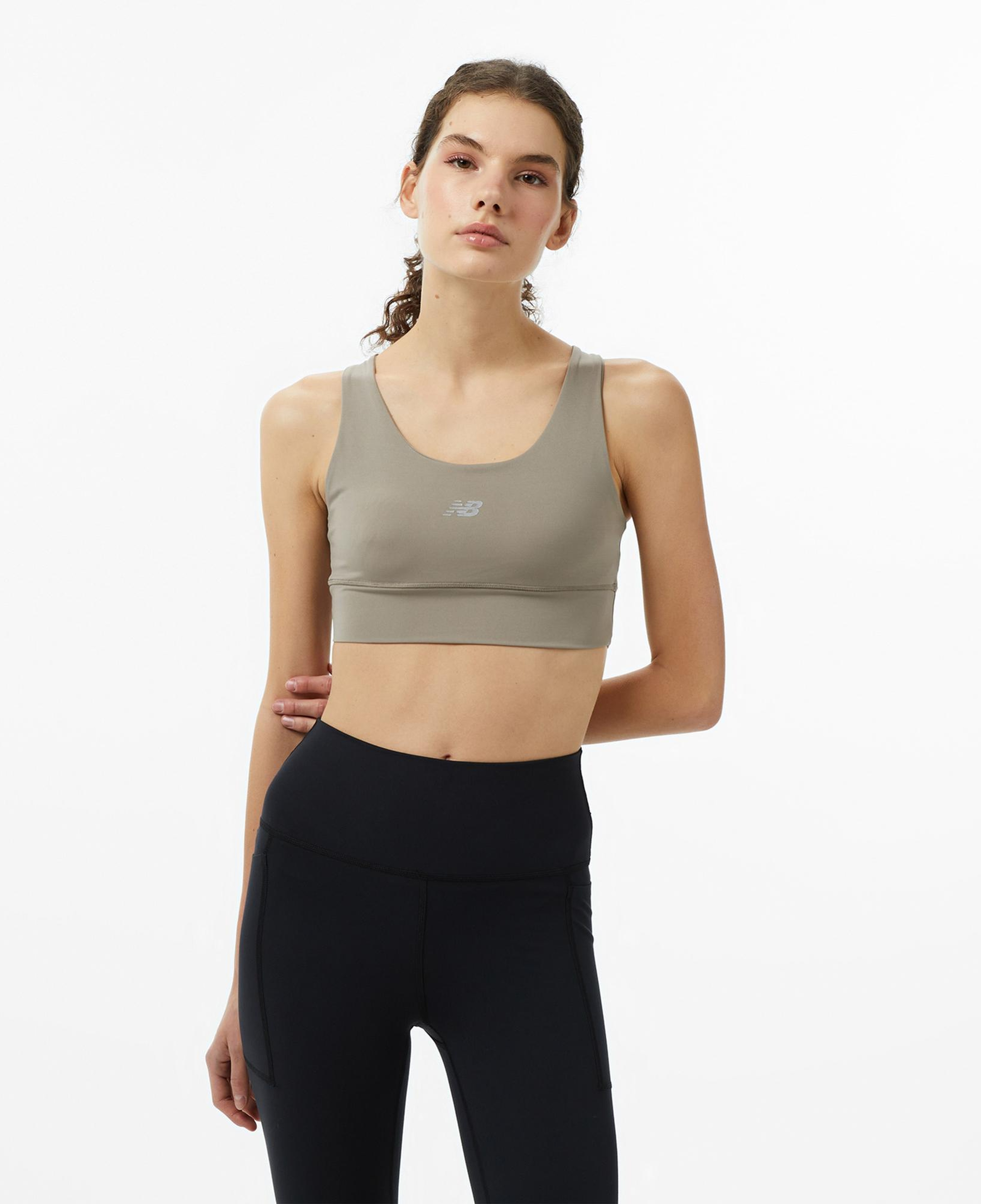 New Balance Classic Kadın Bej Koşu Bra