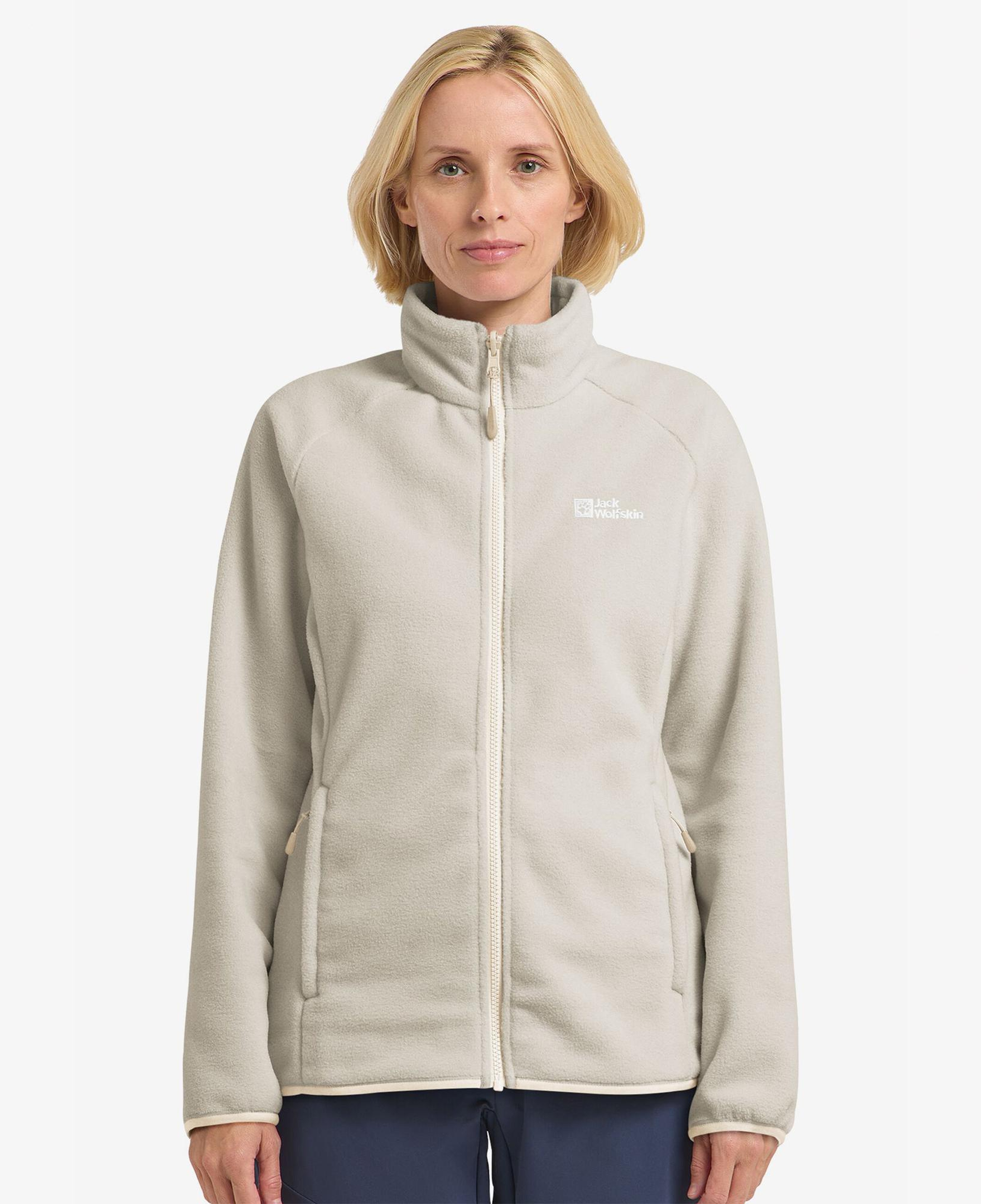 Jack Wolfskin Moonrise Kadın Krem Outdoor Polar