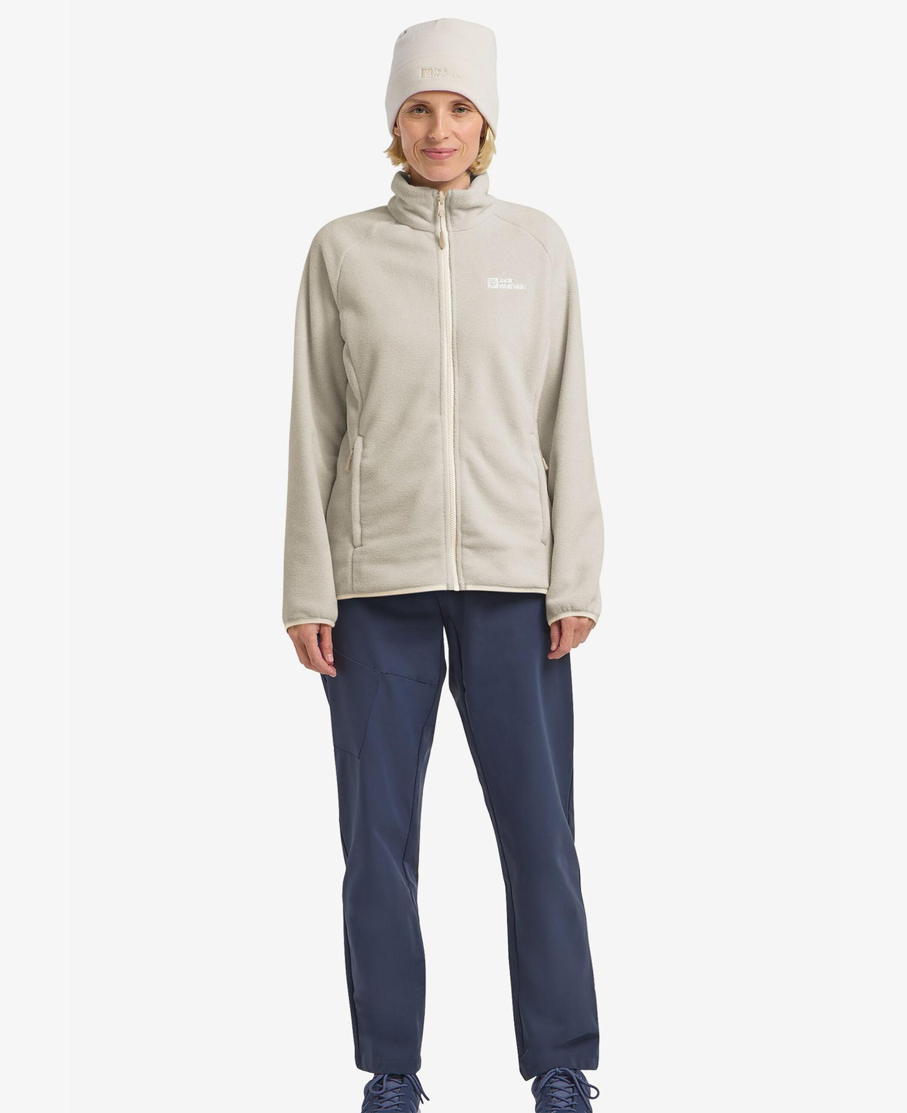 Jack Wolfskin Moonrise Kadın Krem Outdoor Polar