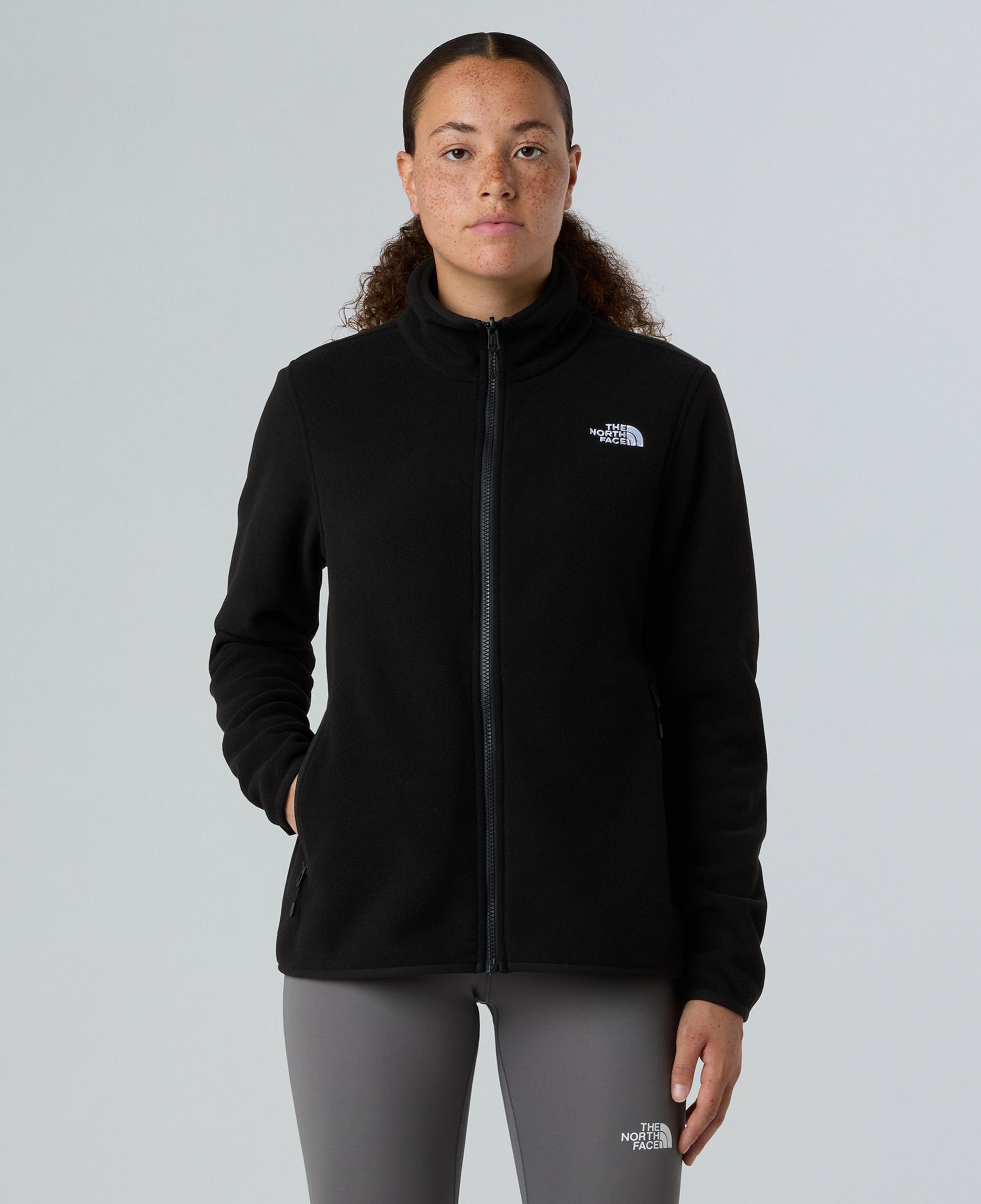 The North Face Glacier Fleece Kadın Siyah Outdoor Polar