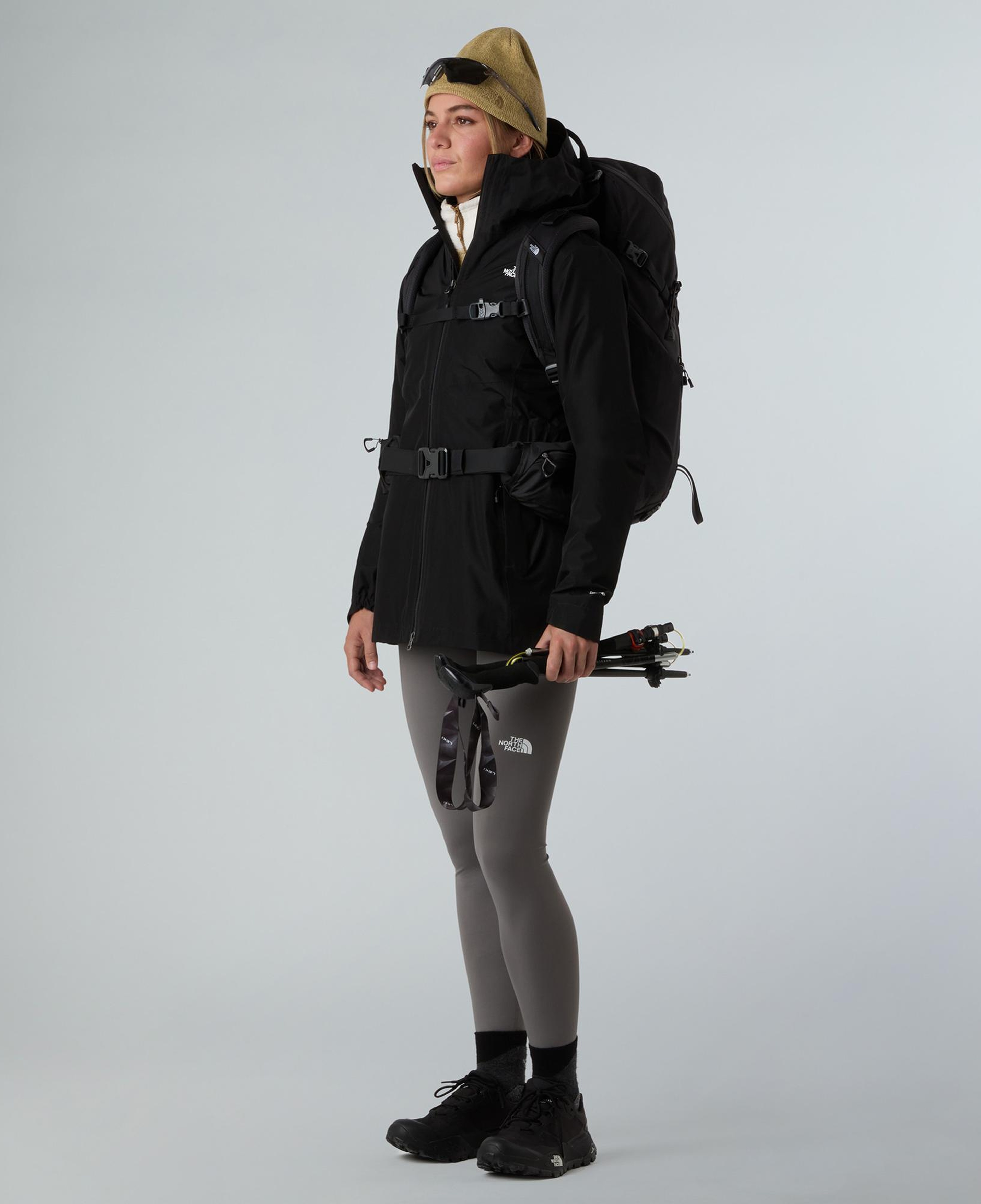 The North Face Hikesteller Parka Shell Kadın Siyah Outdoor Mont