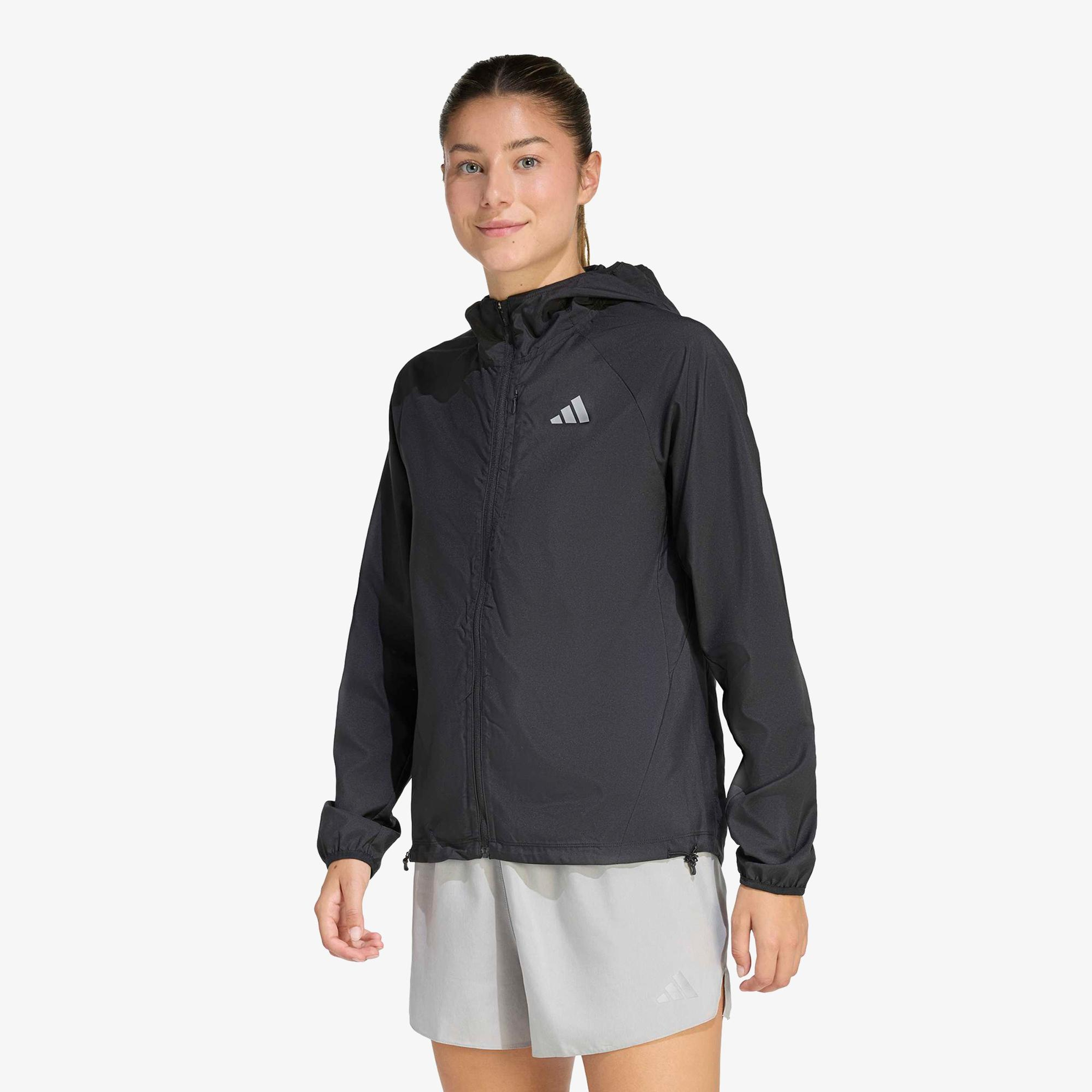 adidas Adi365 Running Essentials Kadın Siyah Koşu Ceketi