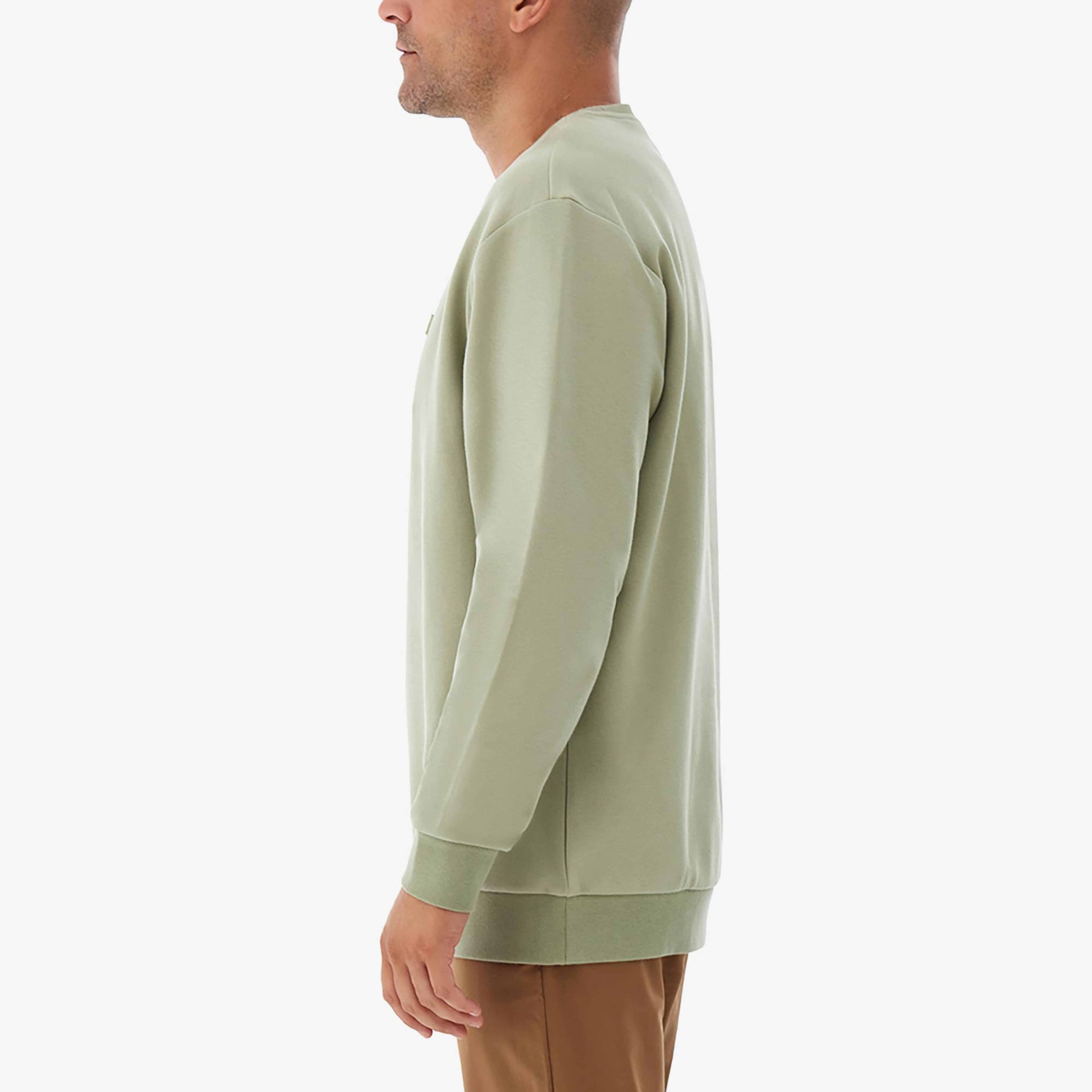 Columbia Cs0382 Csc Gem Label Crewneck Erkek Yeşil Sweatshirt