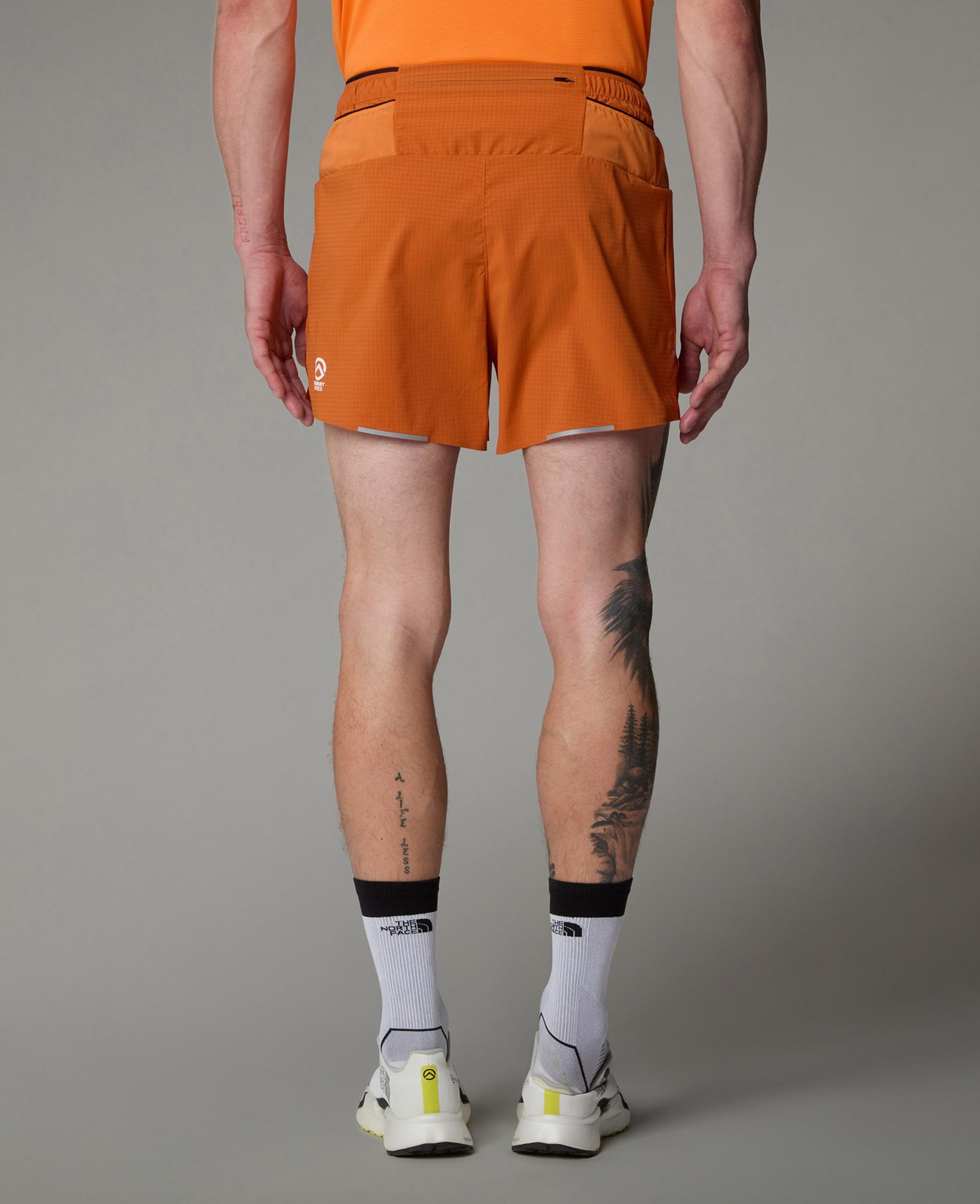 The North Face Summit Pacesetter 5in Erkek Turuncu Koşu Şortu
