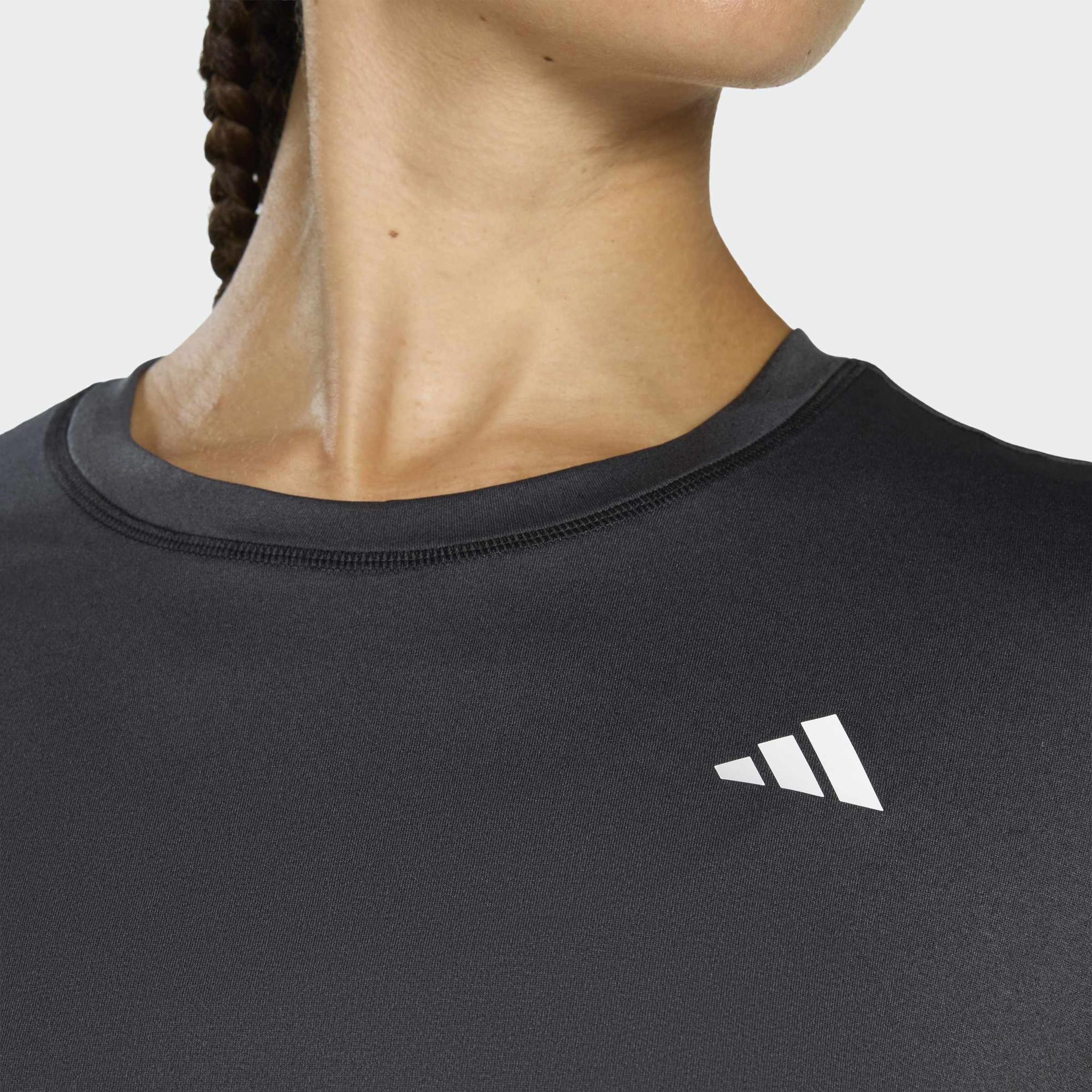 adidas Workout Essentials Crew Neck Kadın Siyah Antrenman T-Shirt