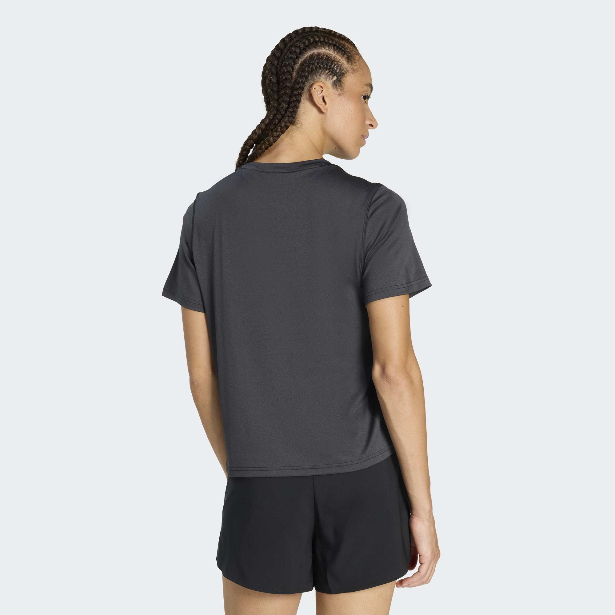 adidas Workout Essentials Crew Neck Kadın Siyah Antrenman T-Shirt