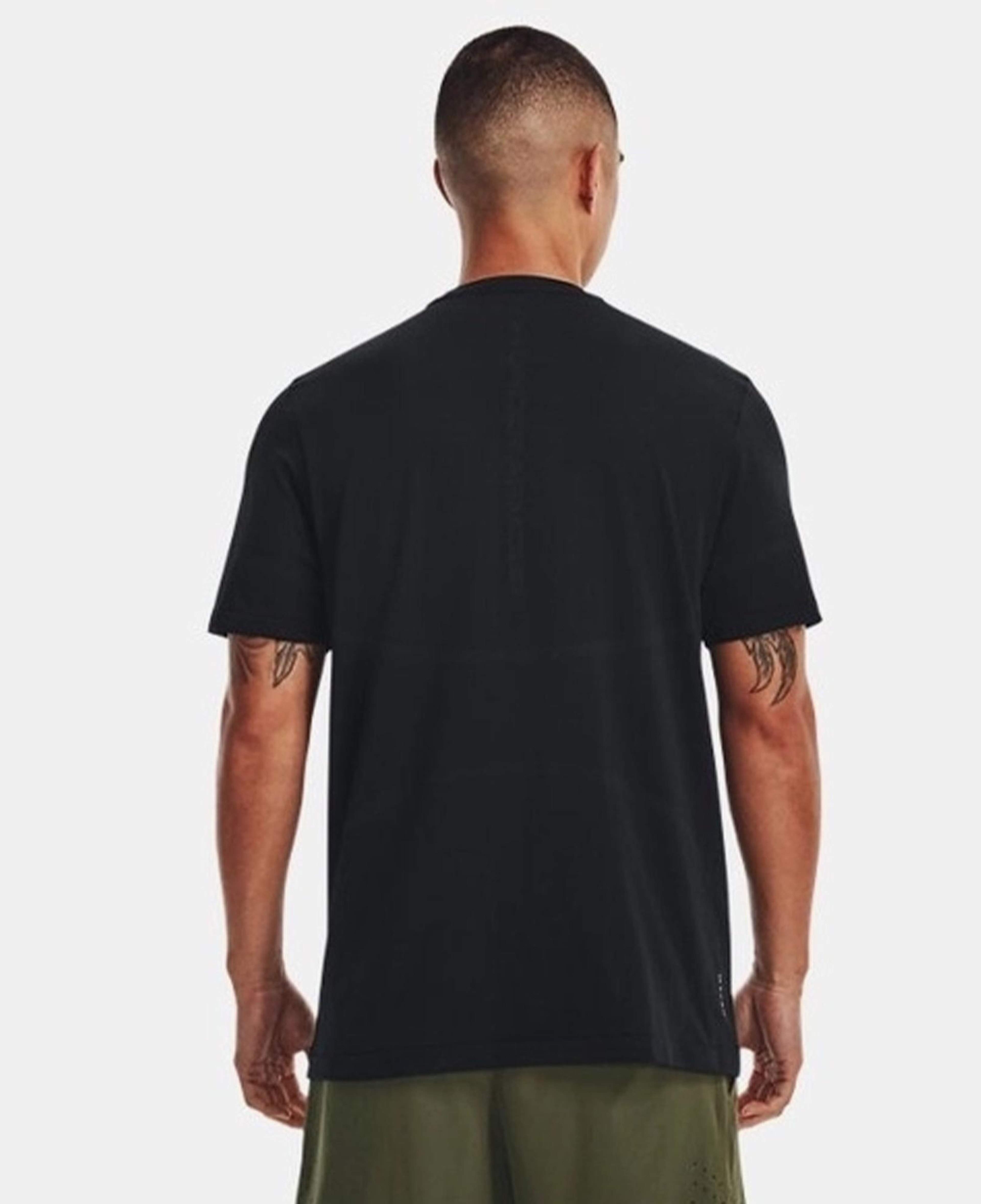Under Armour Vanish Elite Dikişsiz Erkek Siyah T-Shirt