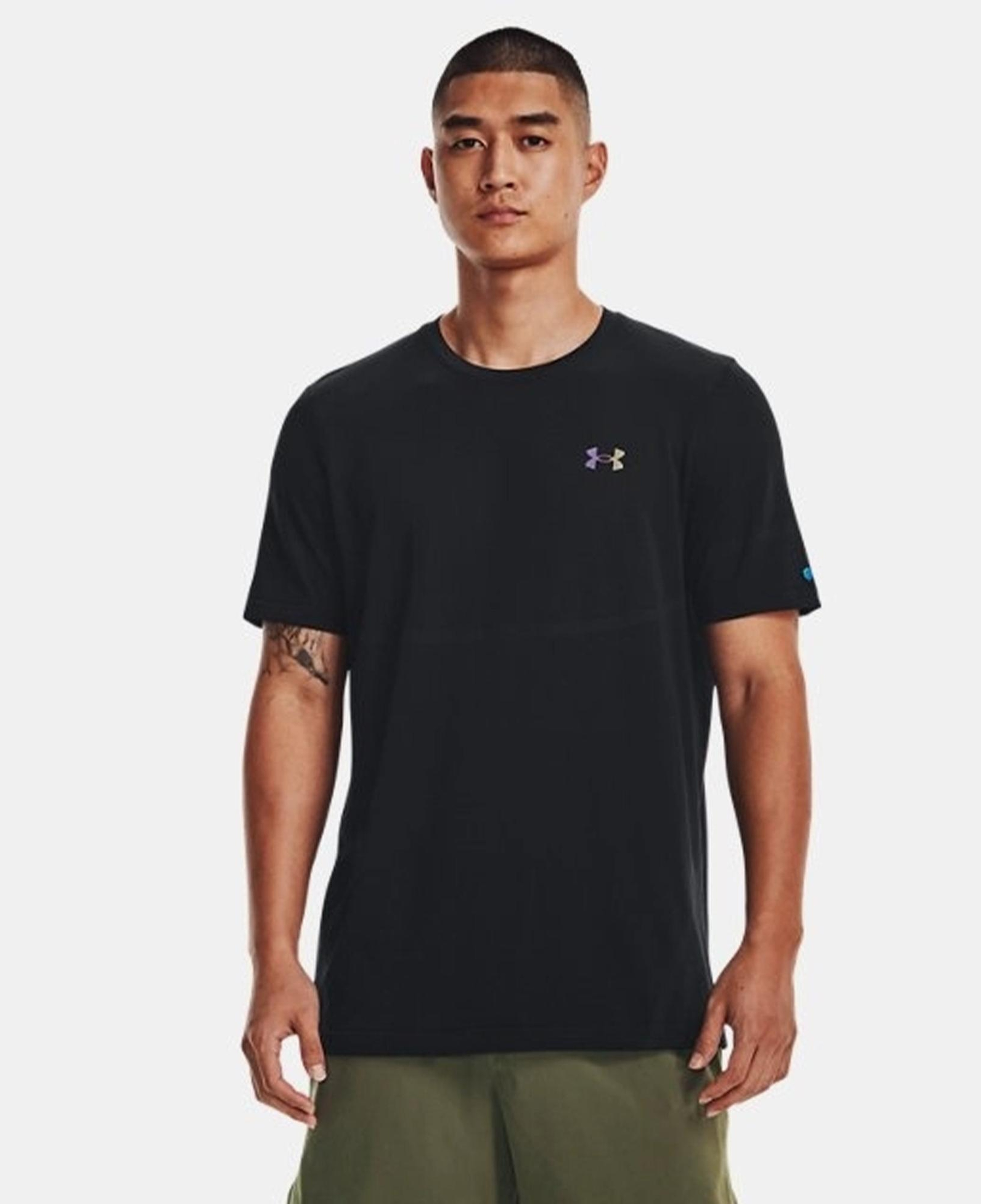 Under Armour Vanish Elite Dikişsiz Erkek Siyah T-Shirt