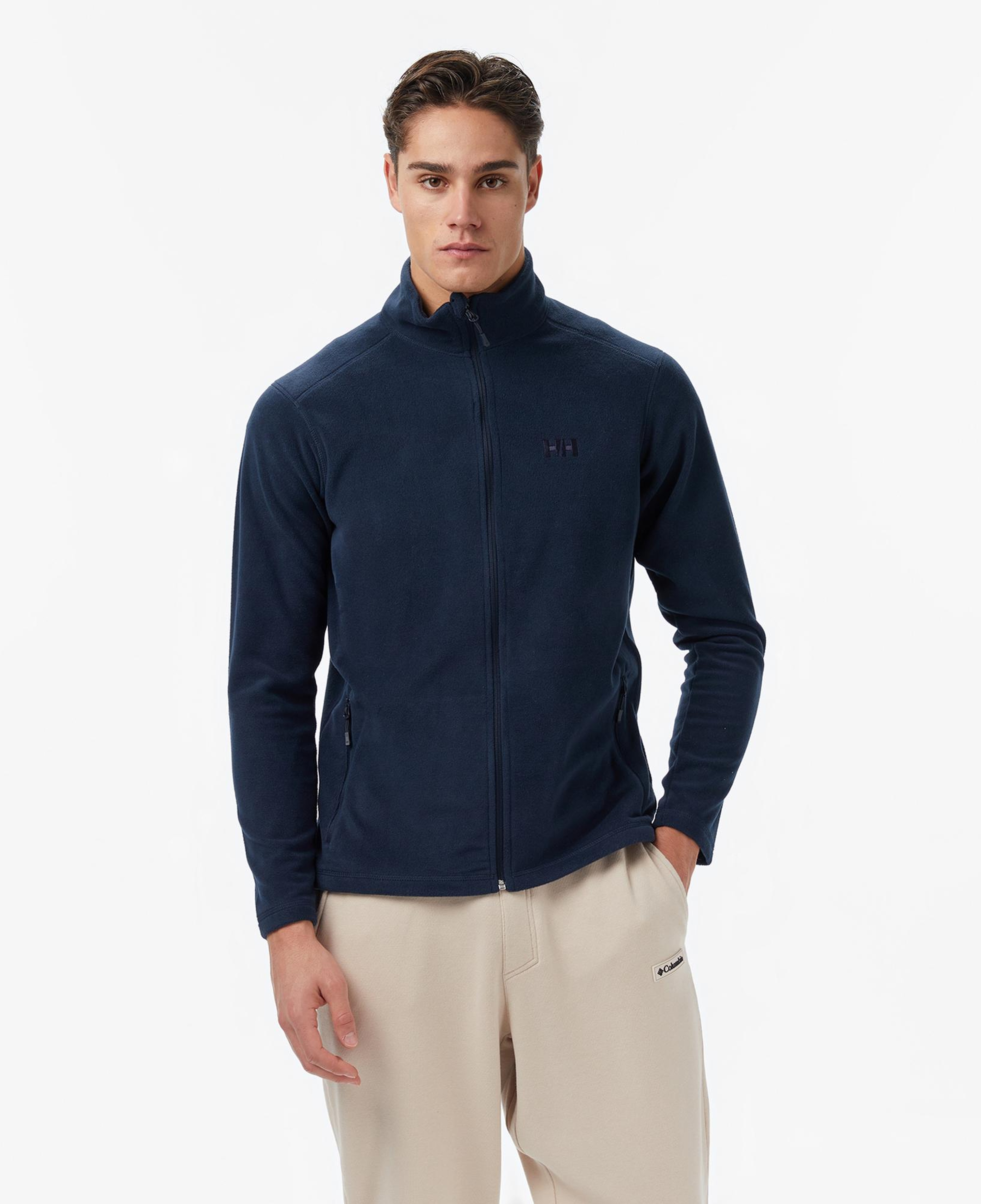 Helly Hansen Fullzip Erkek Lacivert Outdoor Polar Mont