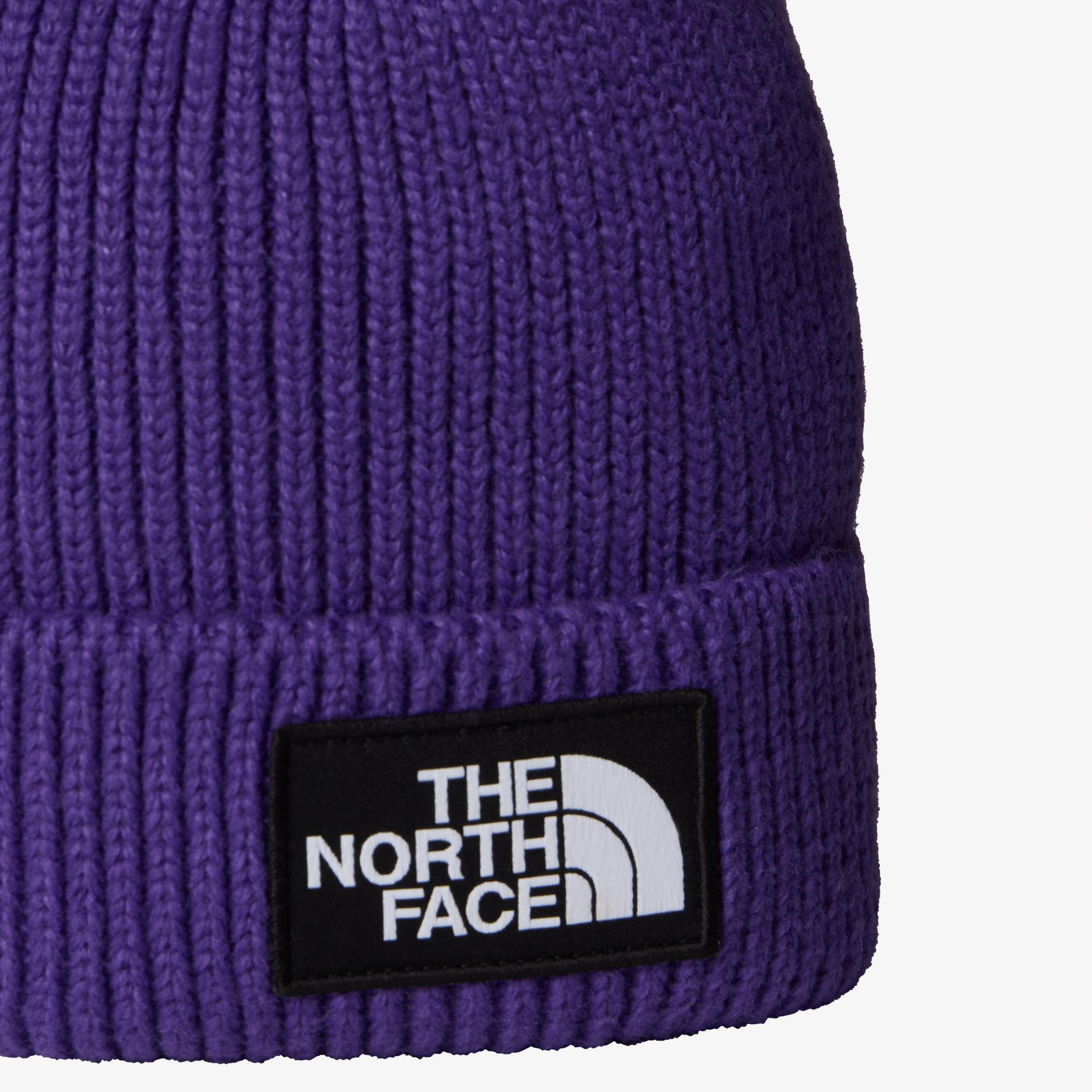 The North Face Logo Box Cuffed Unisex Mor Outdoor Bere