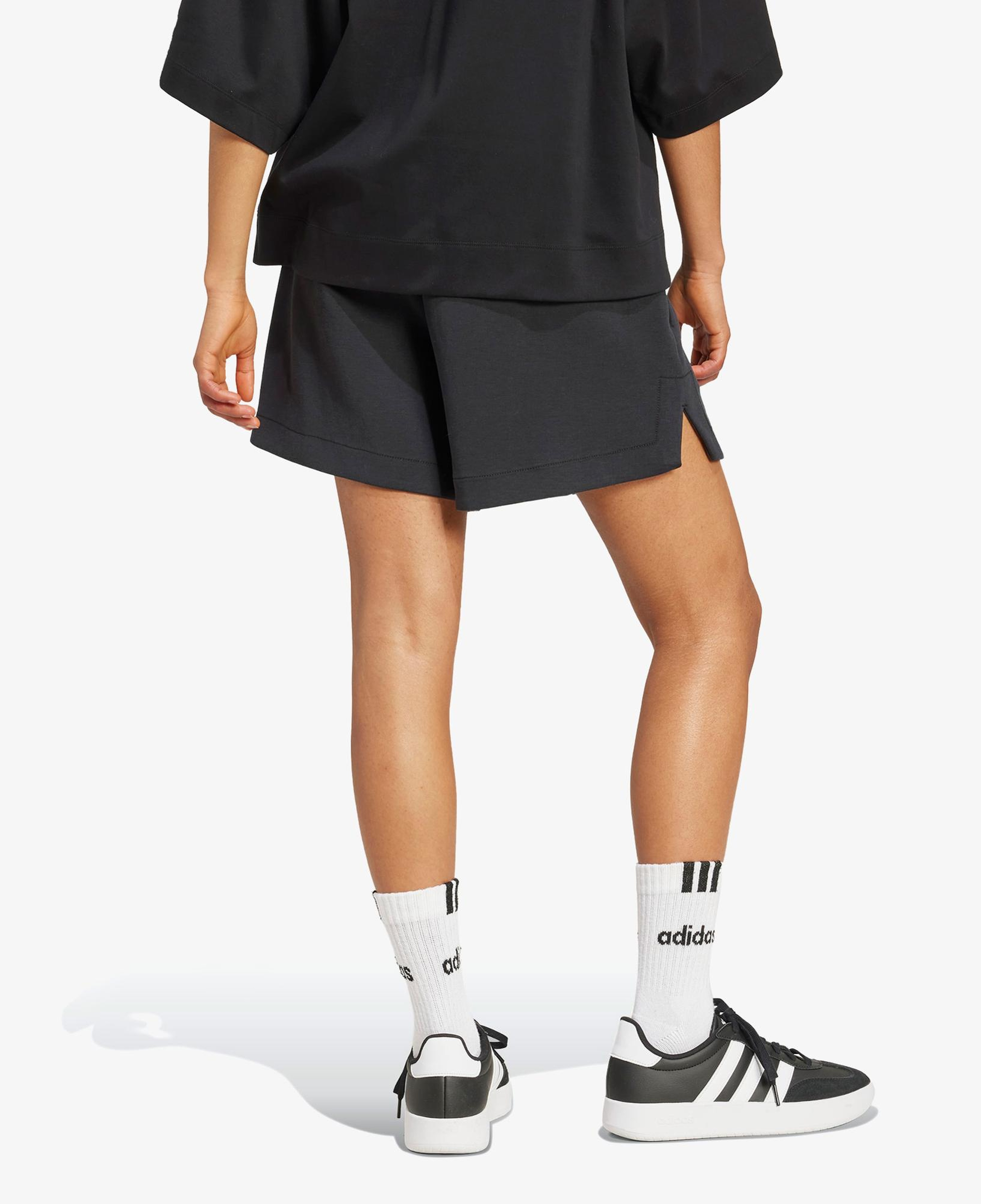 adidas Soft Lux Loose Kadın Siyah Antrenman Şortu