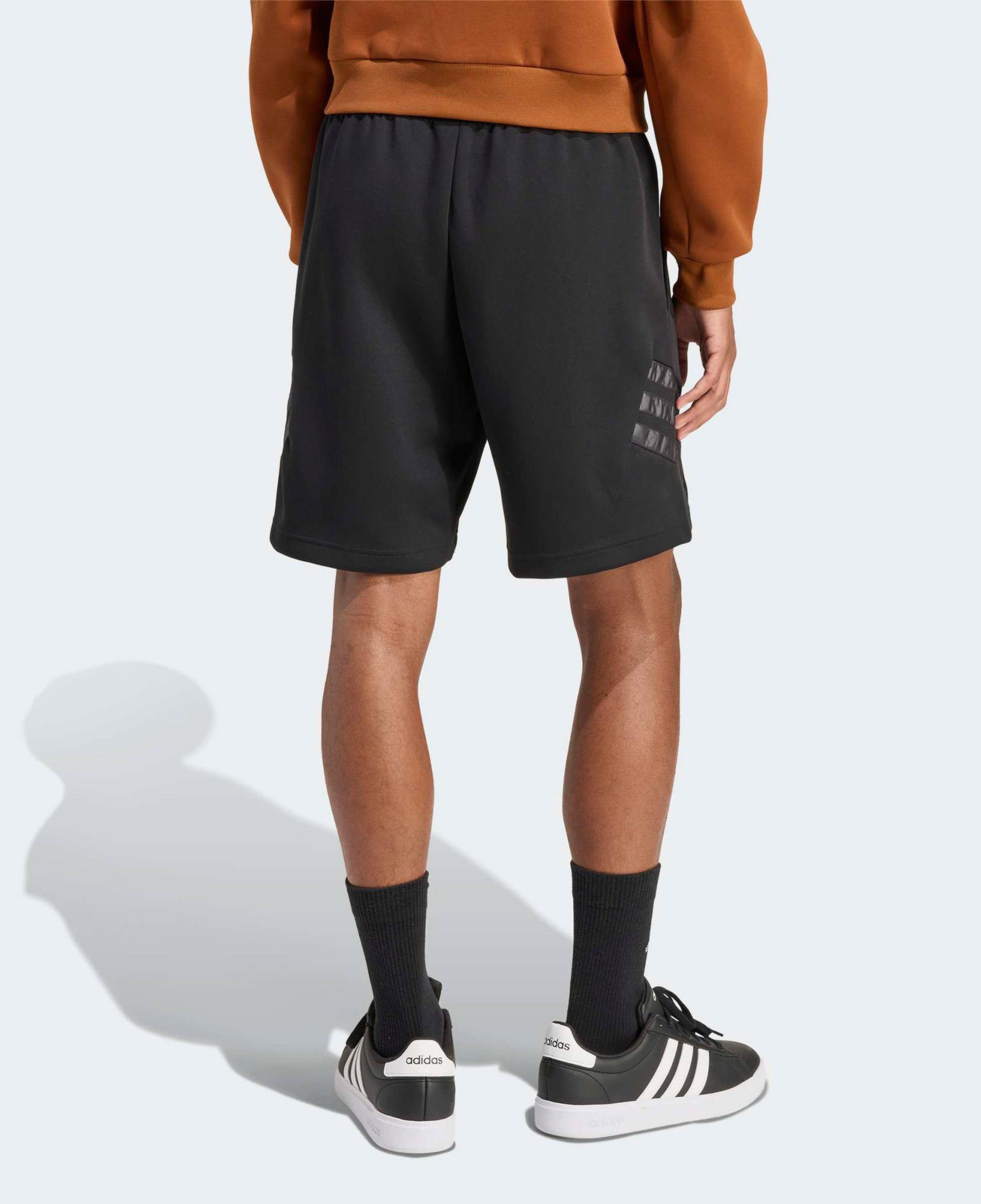 adidas Future icons Woven Three Stripes Erkek Siyah Antrenman Şortu