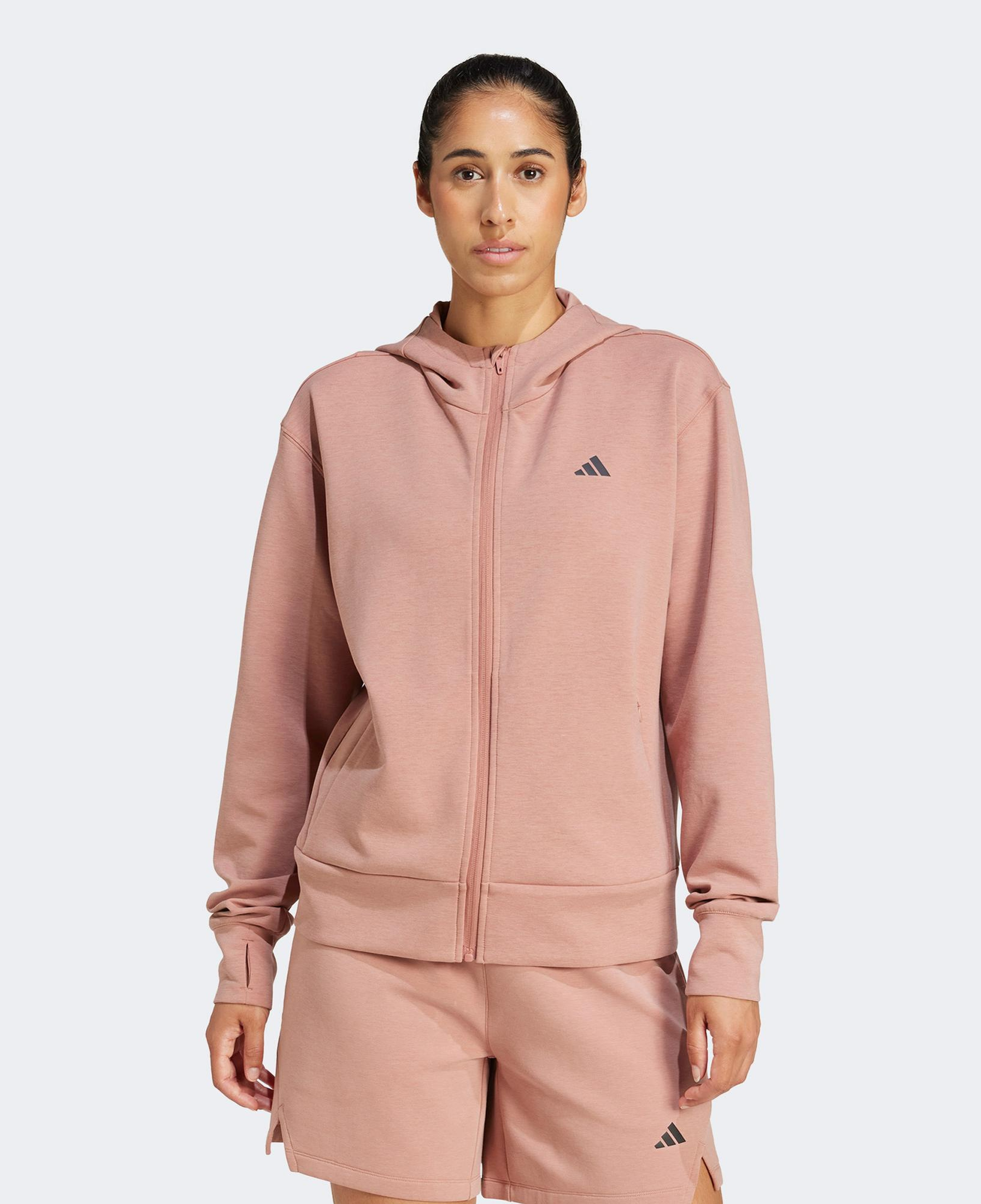 adidas Designed 4 Kadın Pembe Eşofman Üstü