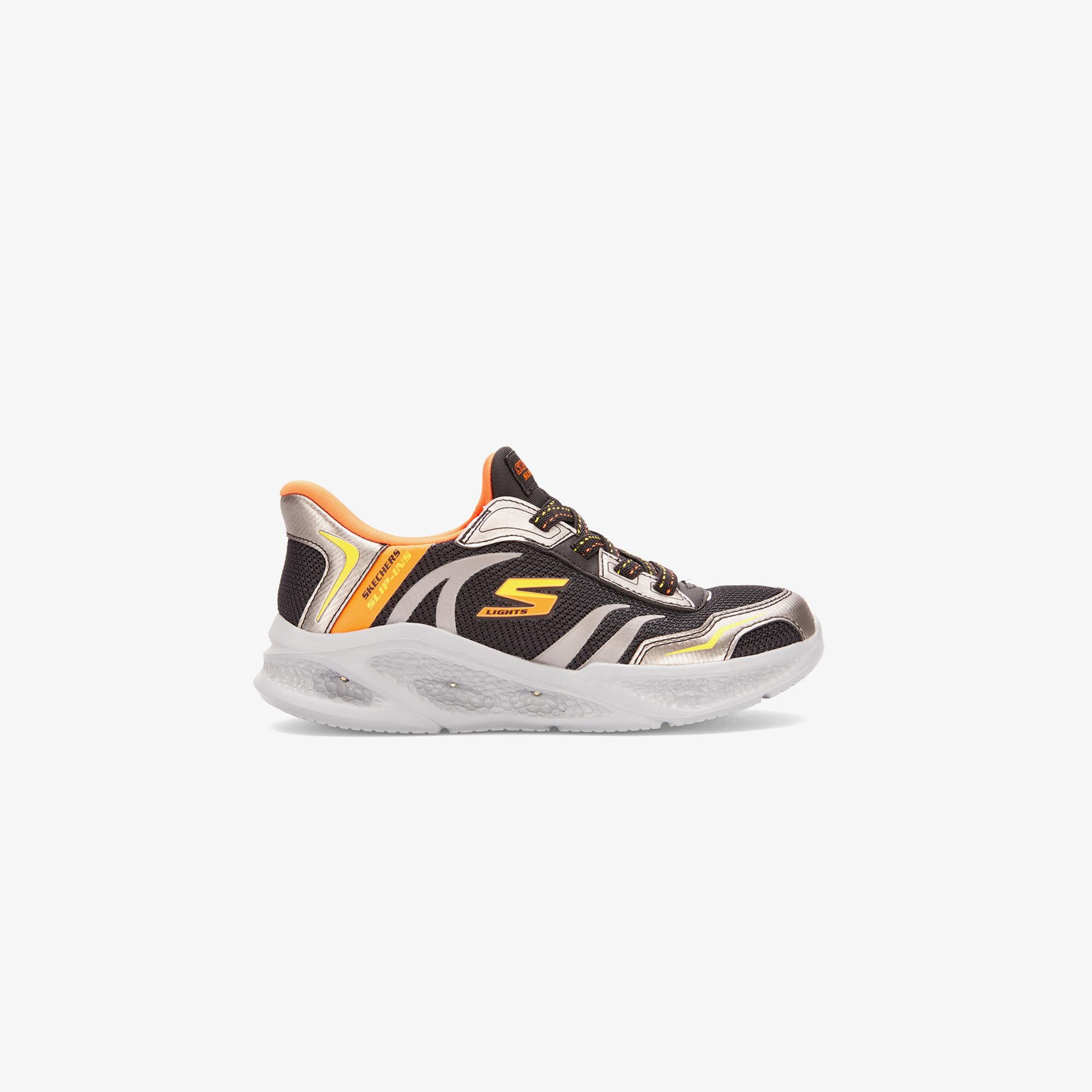Skechers Meteor-Lights Çocuk Siyah Spor Ayakkabı