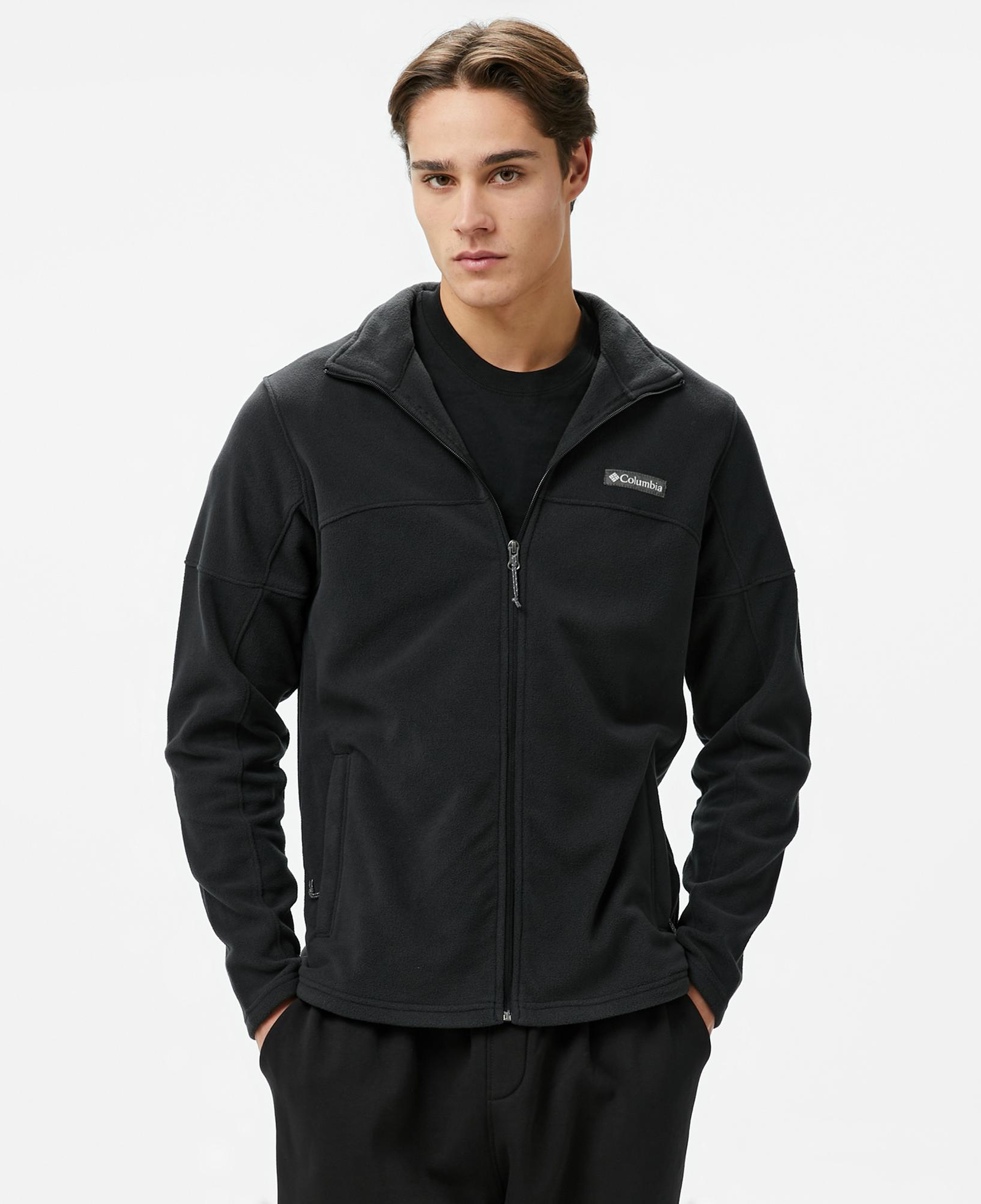 Columbia Basin Trail III Full Zip Erkek Siyah Outdoor Polar